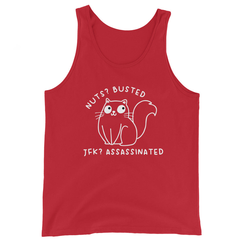 Nuts? Busted Unisex Tank Top