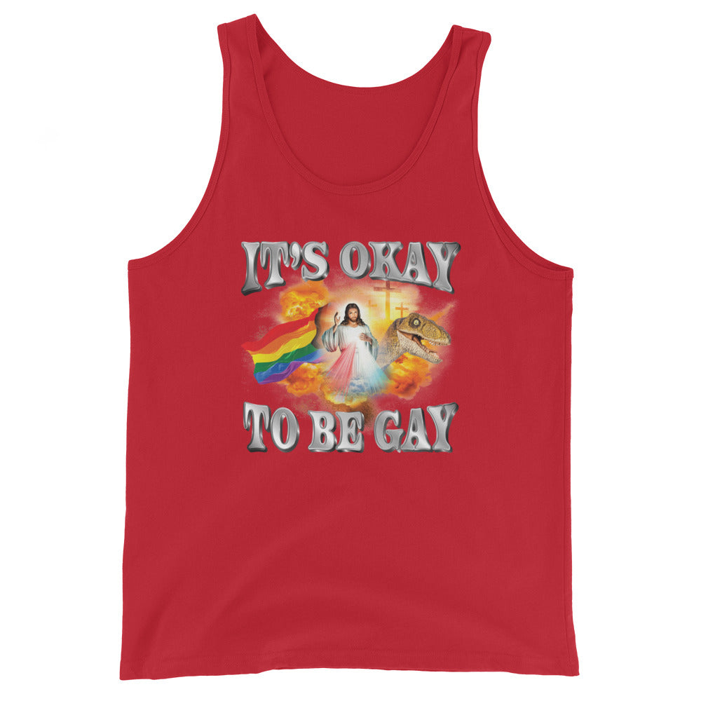 It's Okay to be Gay (Jesus) Unisex Tank Top