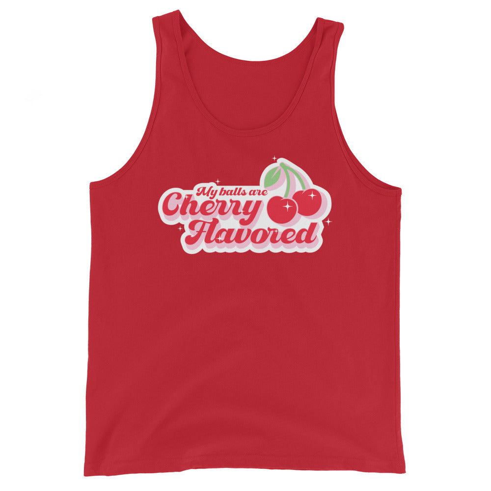 My Balls Are Cherry Flavored Unisex Tank Top