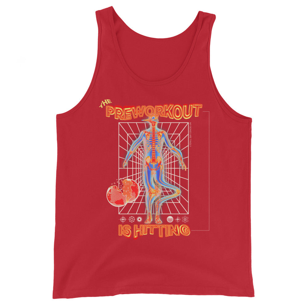 The Preworkout is Hitting Unisex Tank Top