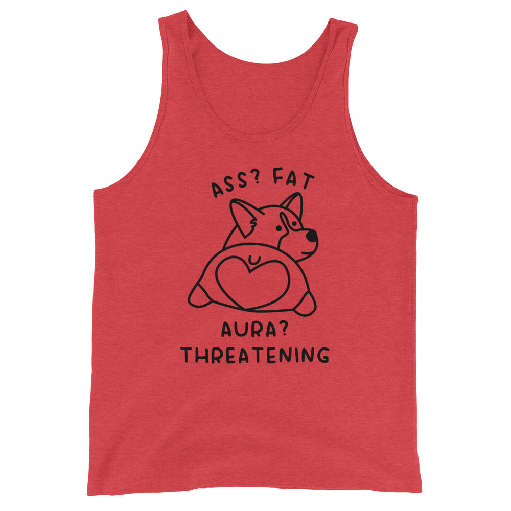 Aura? Threatening Unisex Tank Top