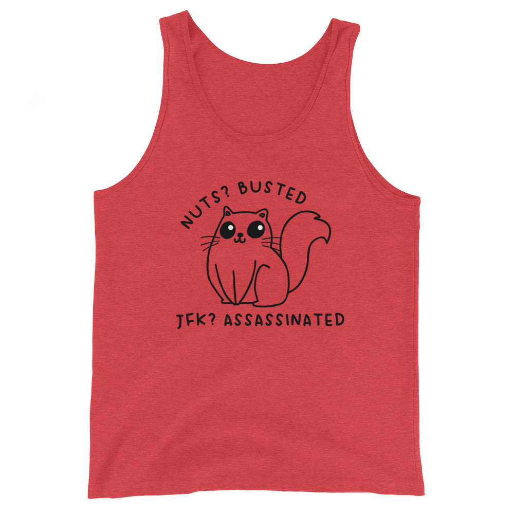 Nuts? Busted Unisex Tank Top