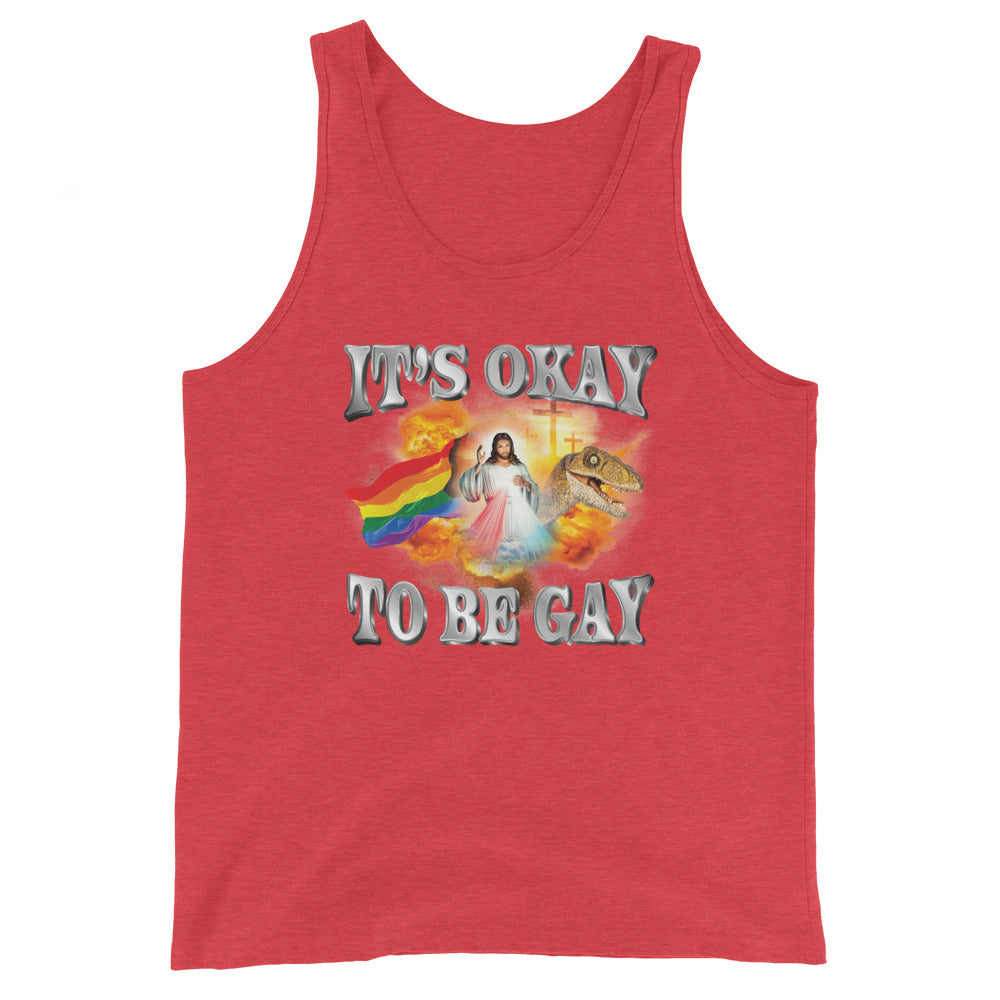 It's Okay to be Gay (Jesus) Unisex Tank Top