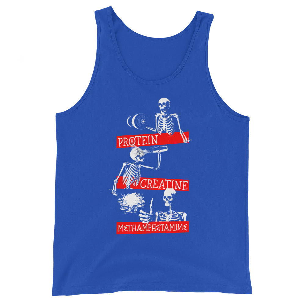 Protein Creatine Methamphetamine Unisex Tank Top