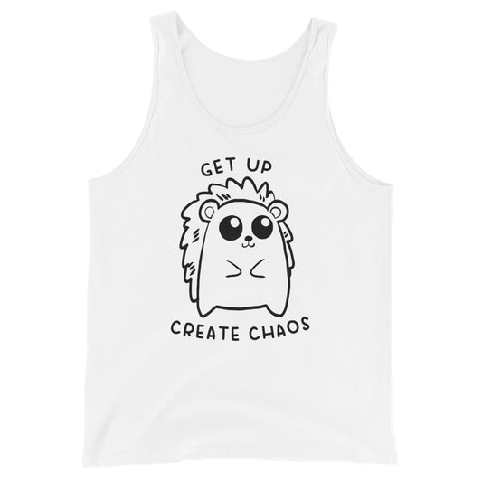 Get Up, Create Chaos Unisex Tank Top