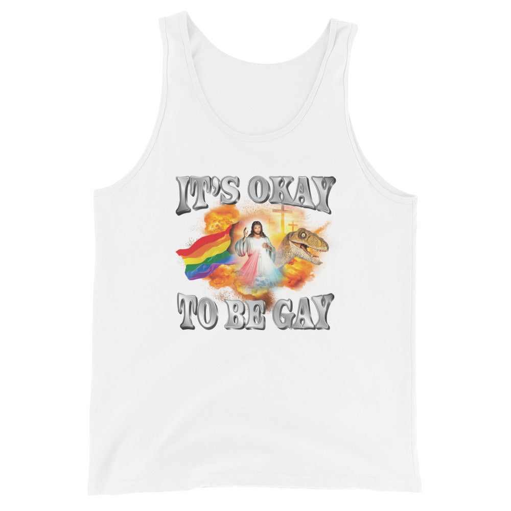 It's Okay to be Gay (Jesus) Unisex Tank Top