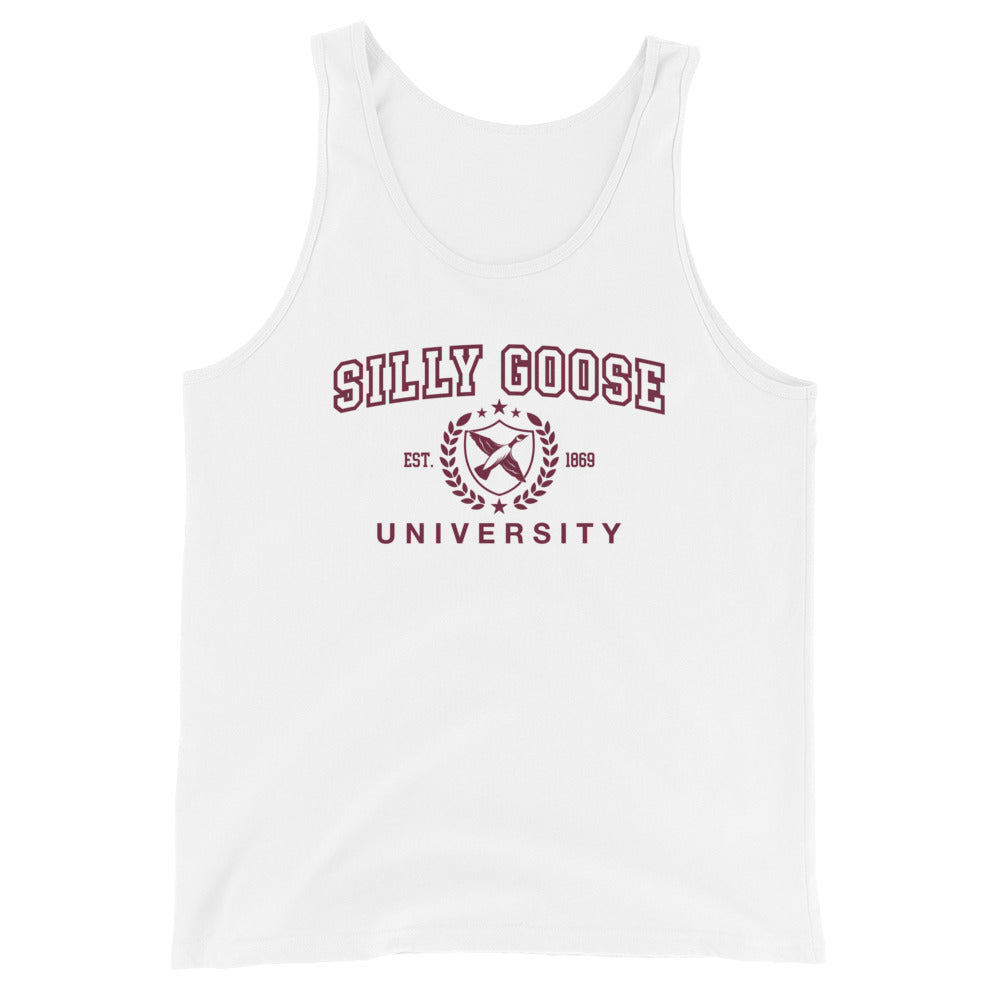 Silly Goose University Unisex Tank Top