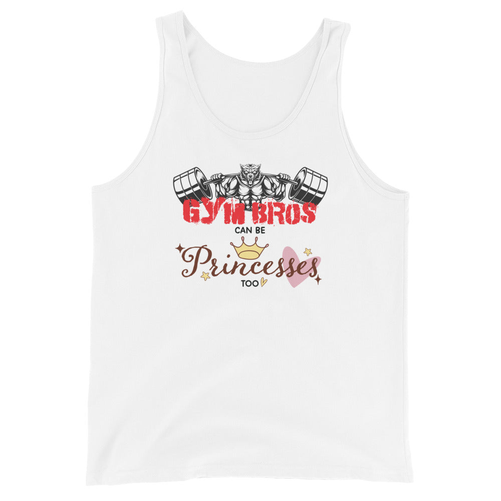 Gym Bros Can Be Princes Too Unisex Tank Top