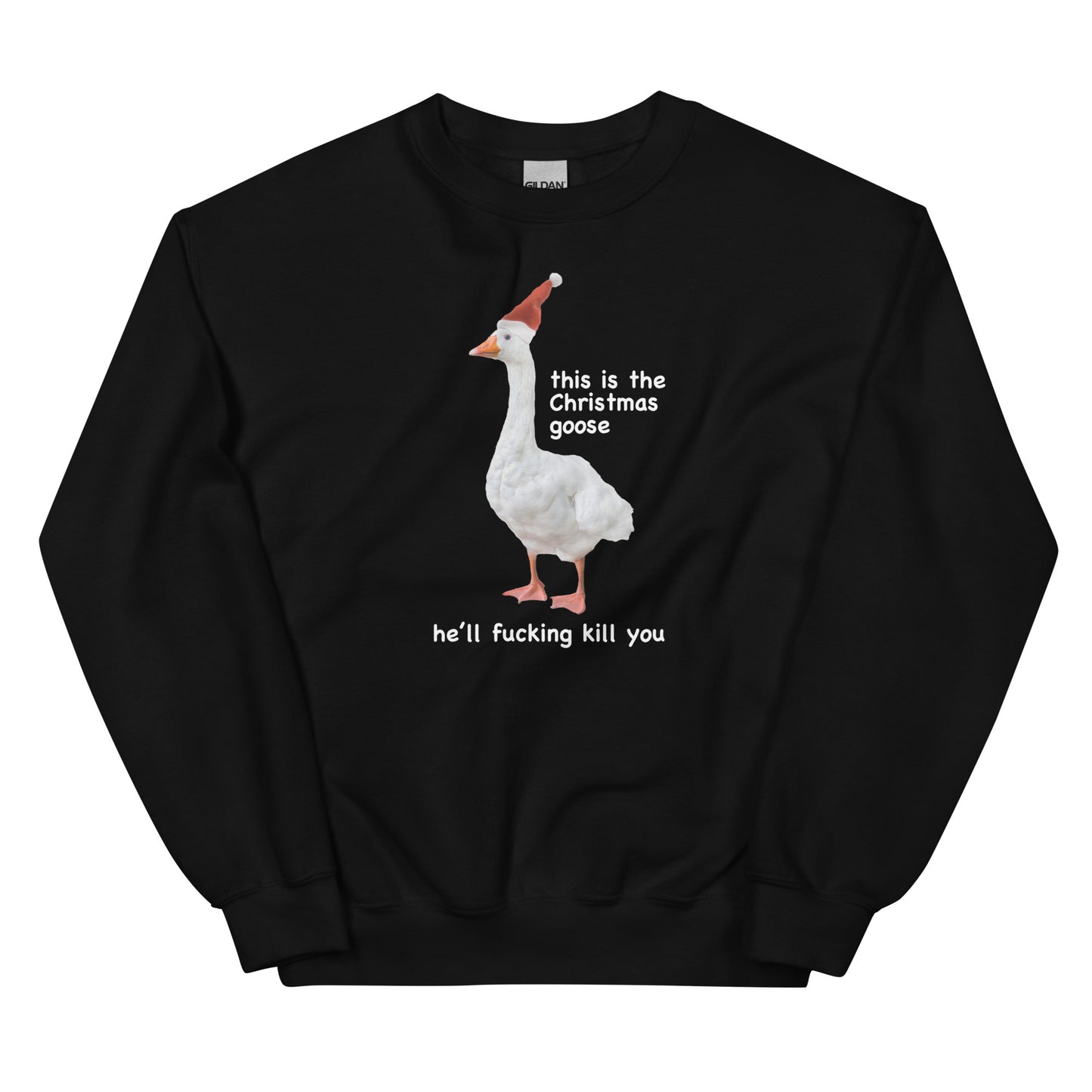 The Christmas Goose Unisex Sweatshirt