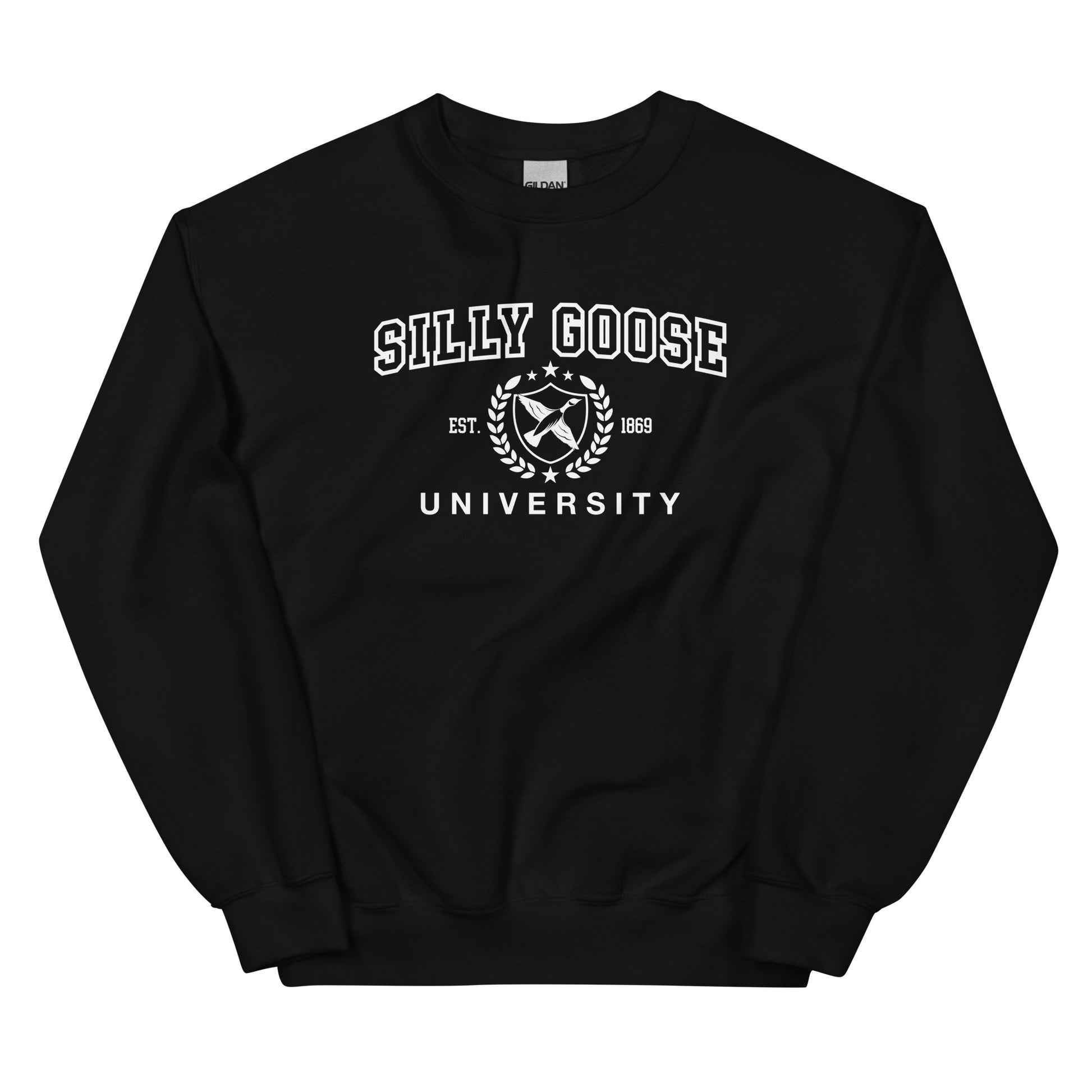 Tees and Tank You Silly Goose University Beer Holder Tailgate Hoodie Sweatshirt Unisex Large Oxford, Adult Unisex, Gray