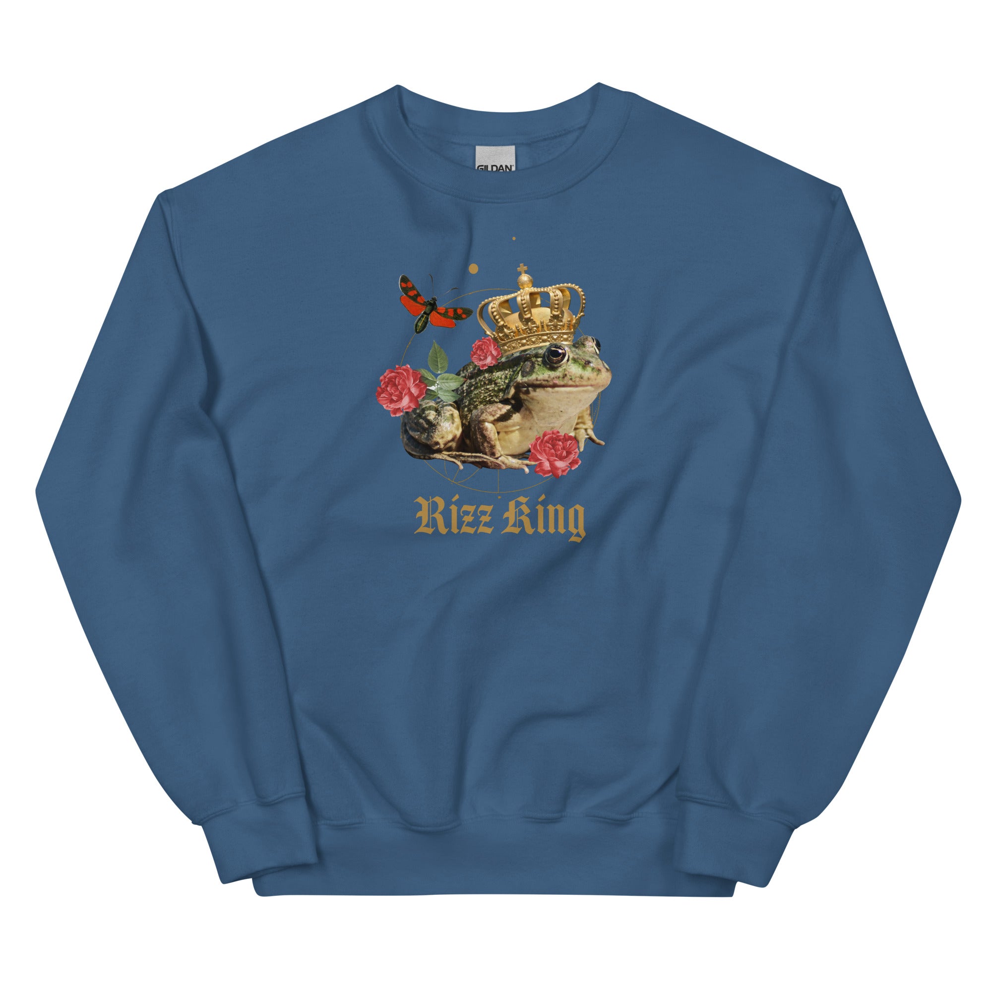 Rizz King (Frog) Unisex Sweatshirt