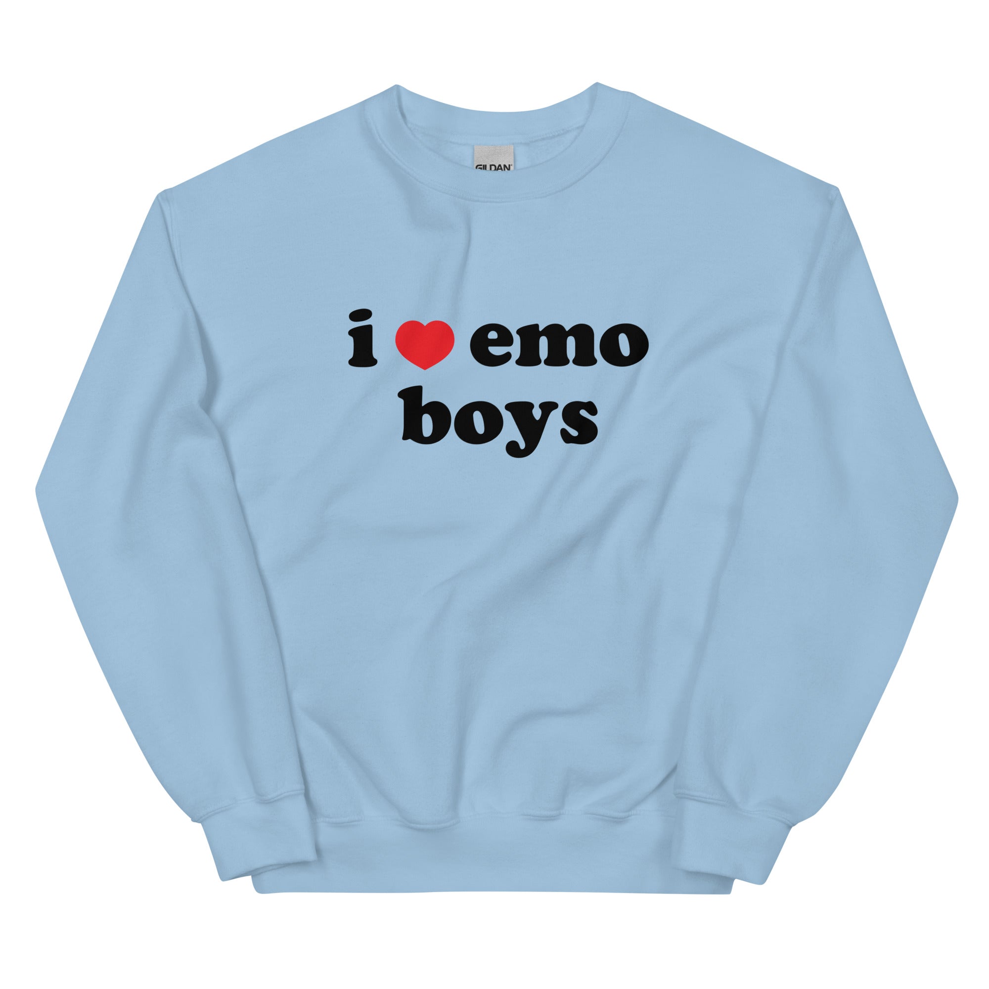 I Heart Emo Boys Unisex Sweatshirt