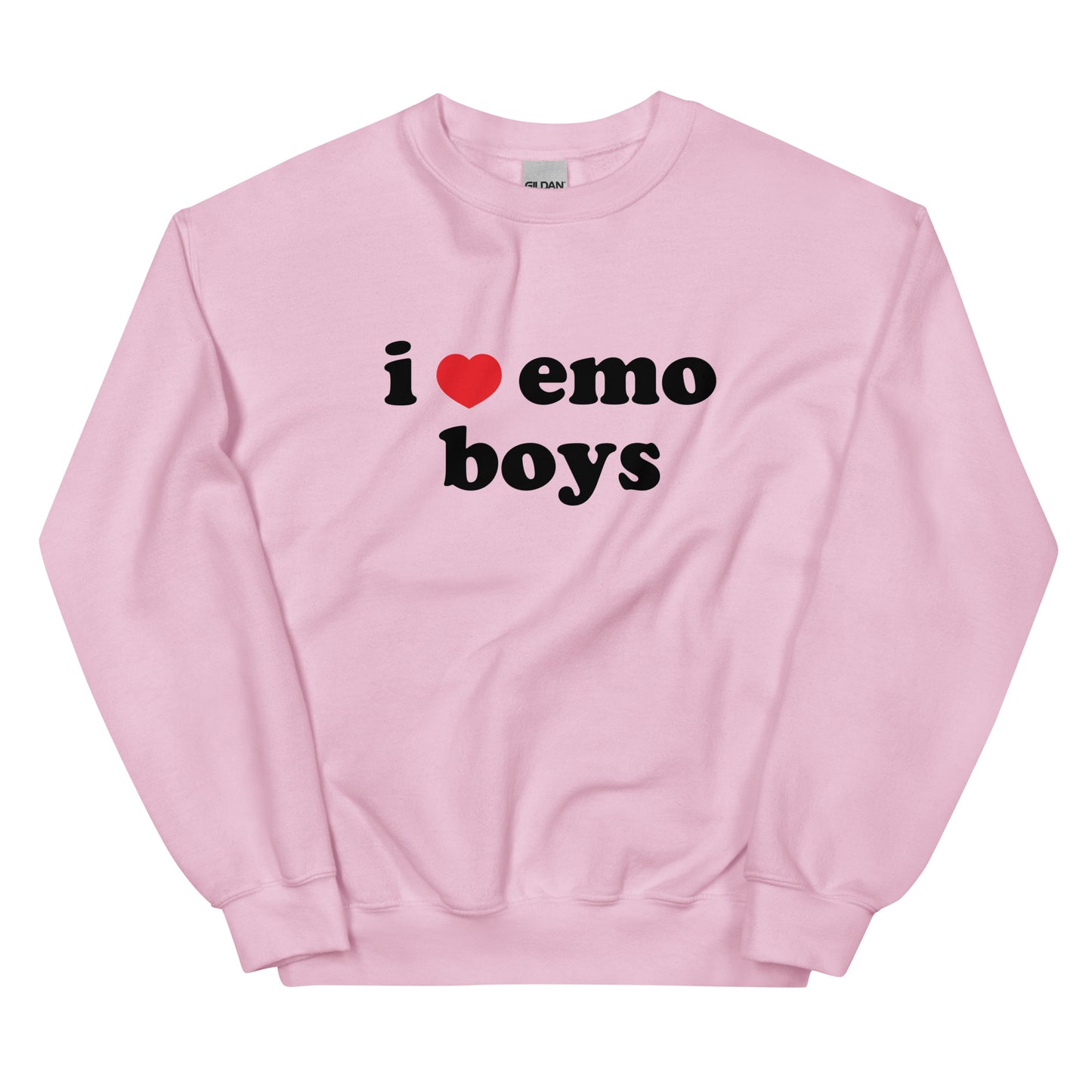 I Heart Emo Boys Unisex Sweatshirt