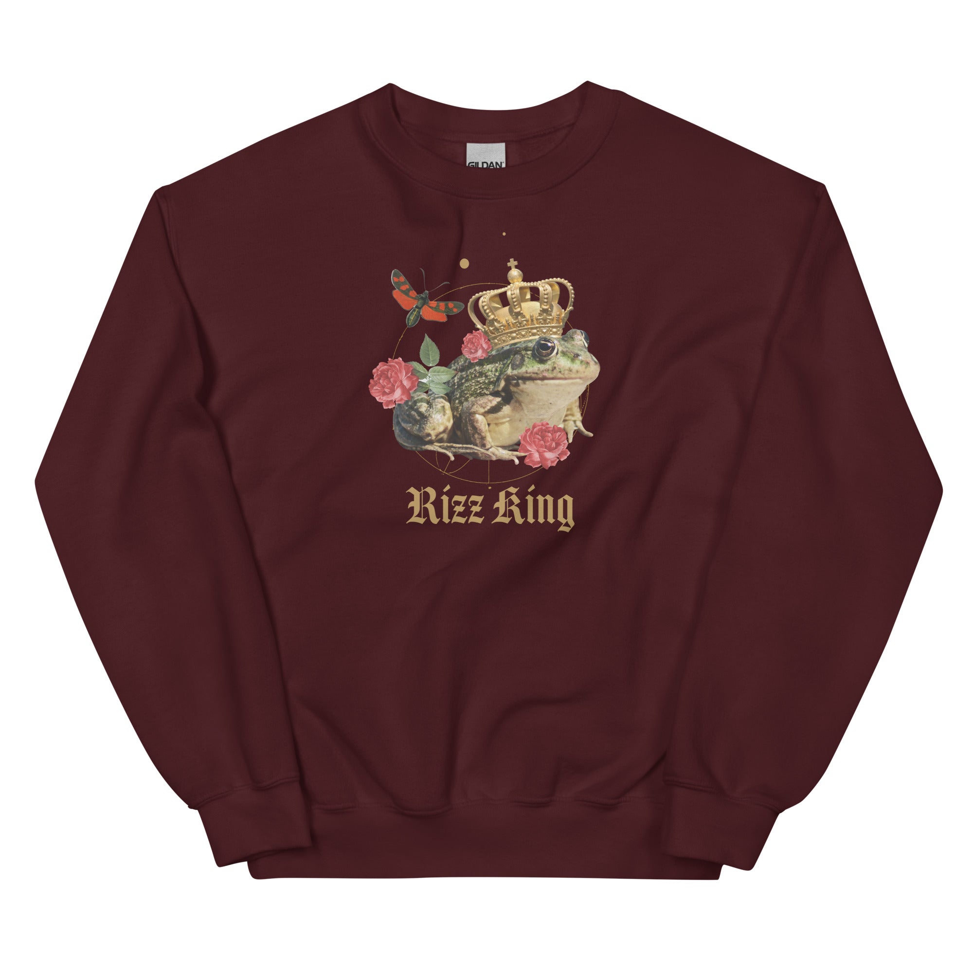 Rizz King (Frog) Unisex Sweatshirt