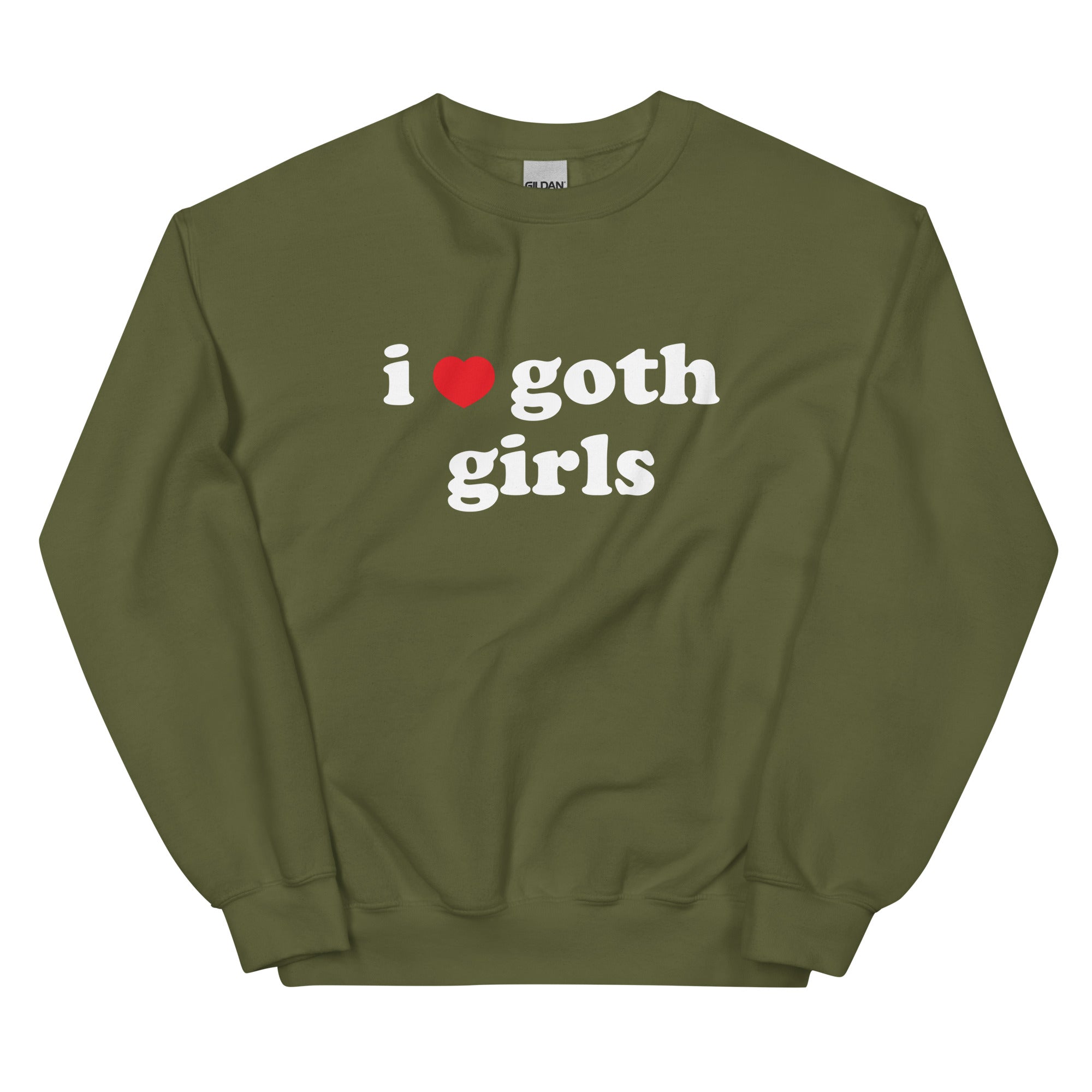 I Heart Goth Girls Unisex Sweatshirt