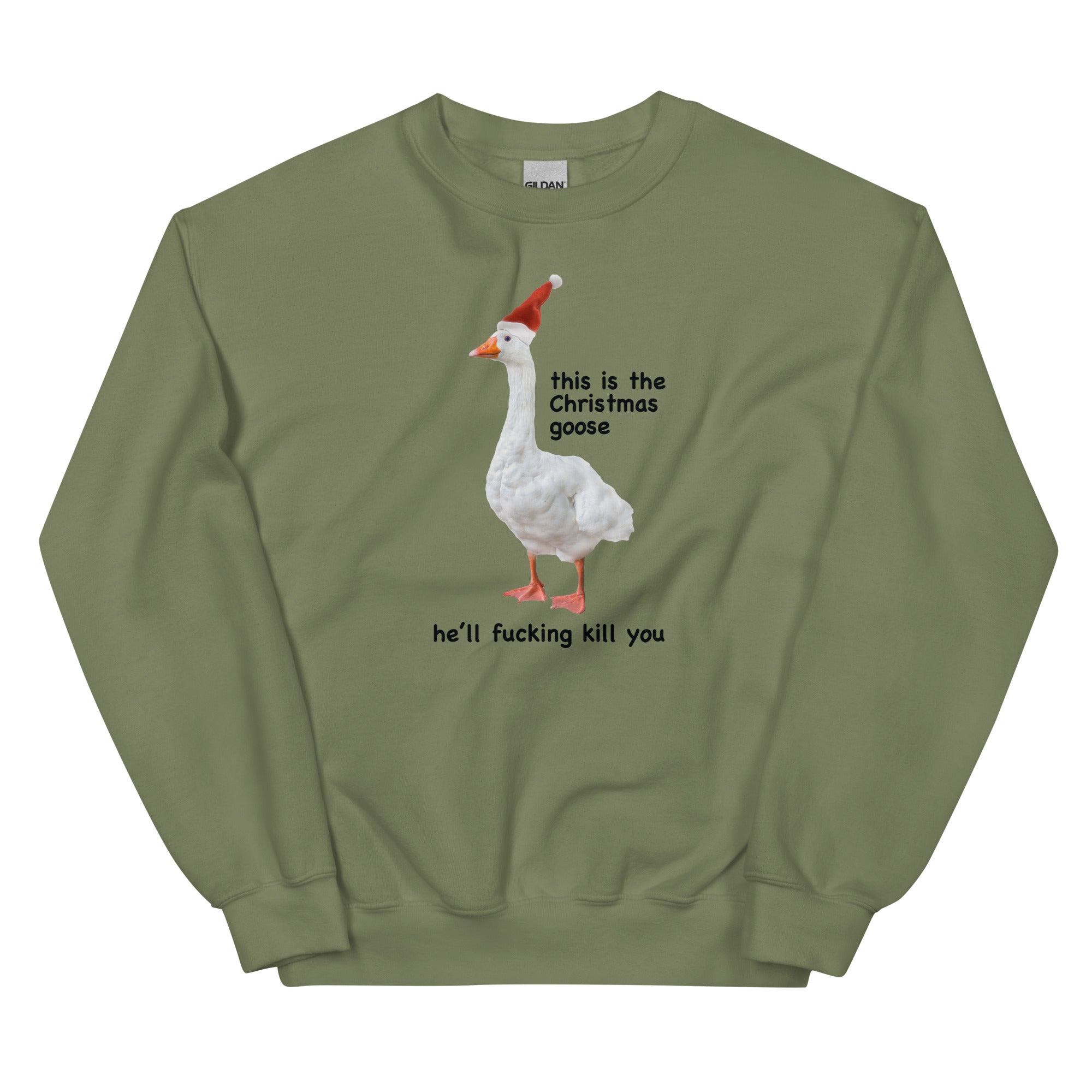 The Christmas Goose Unisex Sweatshirt