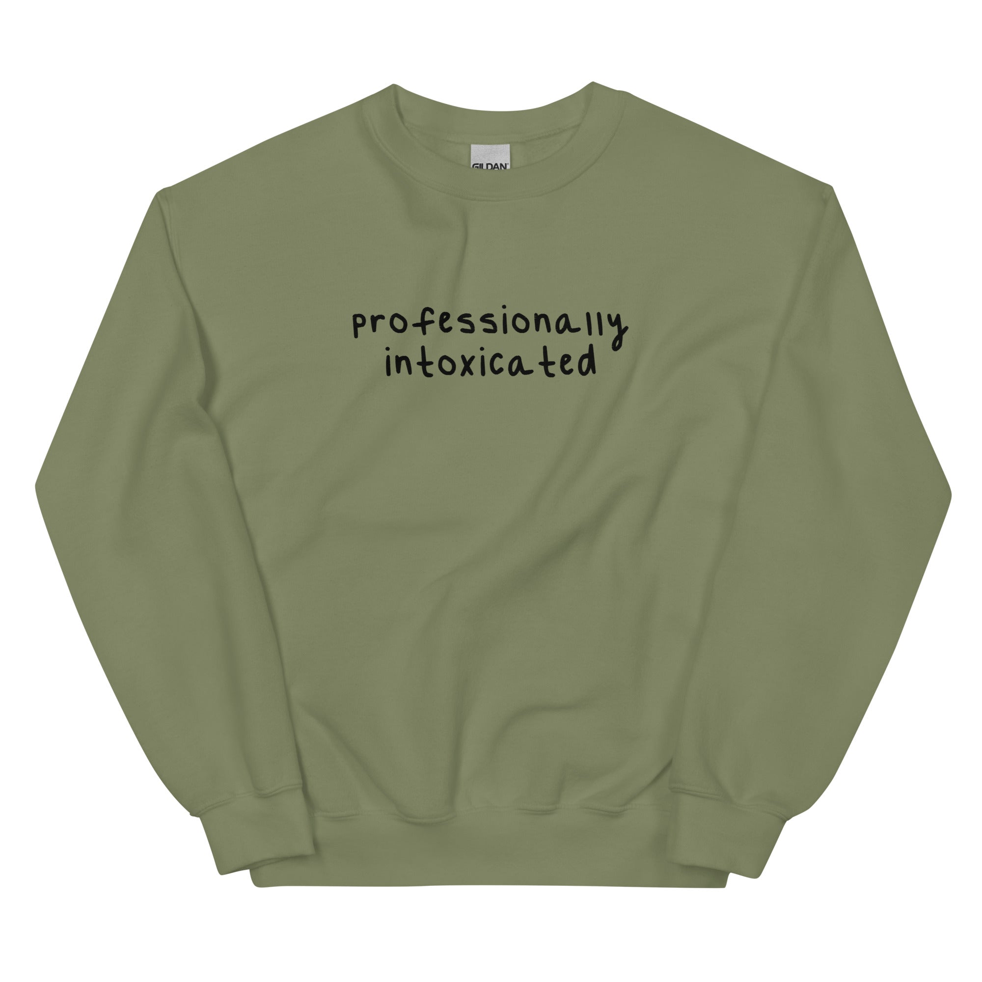 Professionally Intoxicated (Embroidered) Unisex Sweatshirt