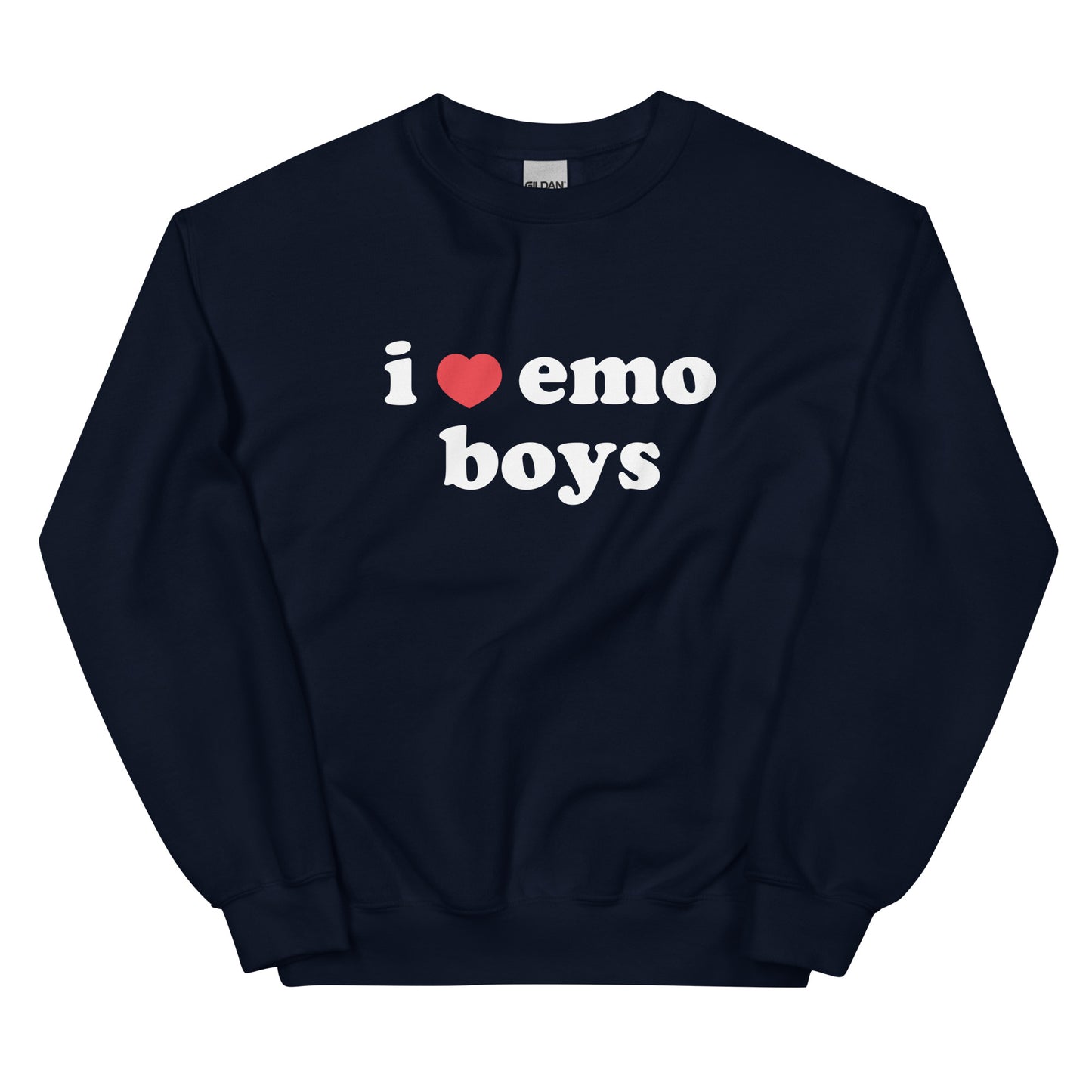 I Heart Emo Boys Unisex Sweatshirt