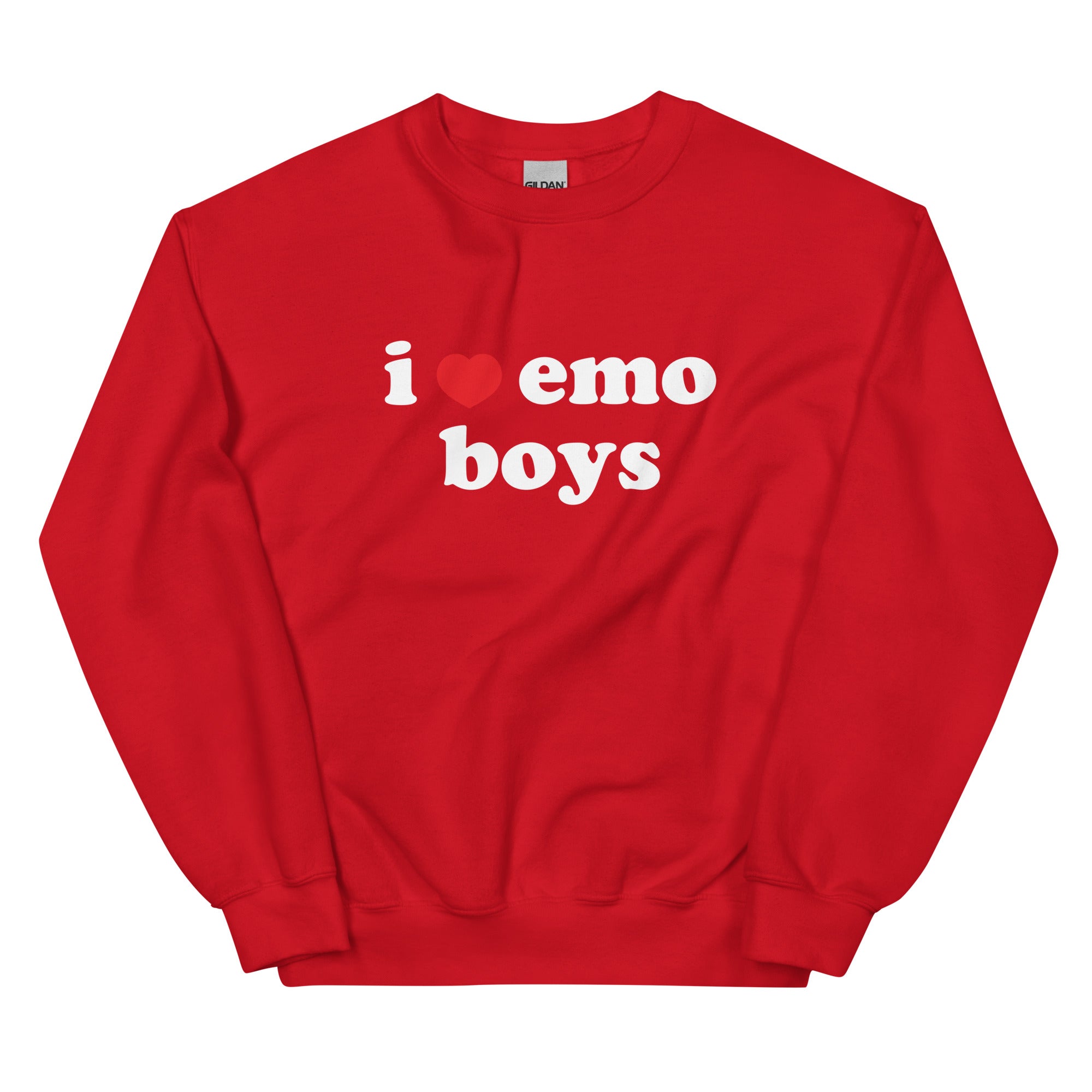 I Heart Emo Boys Unisex Sweatshirt