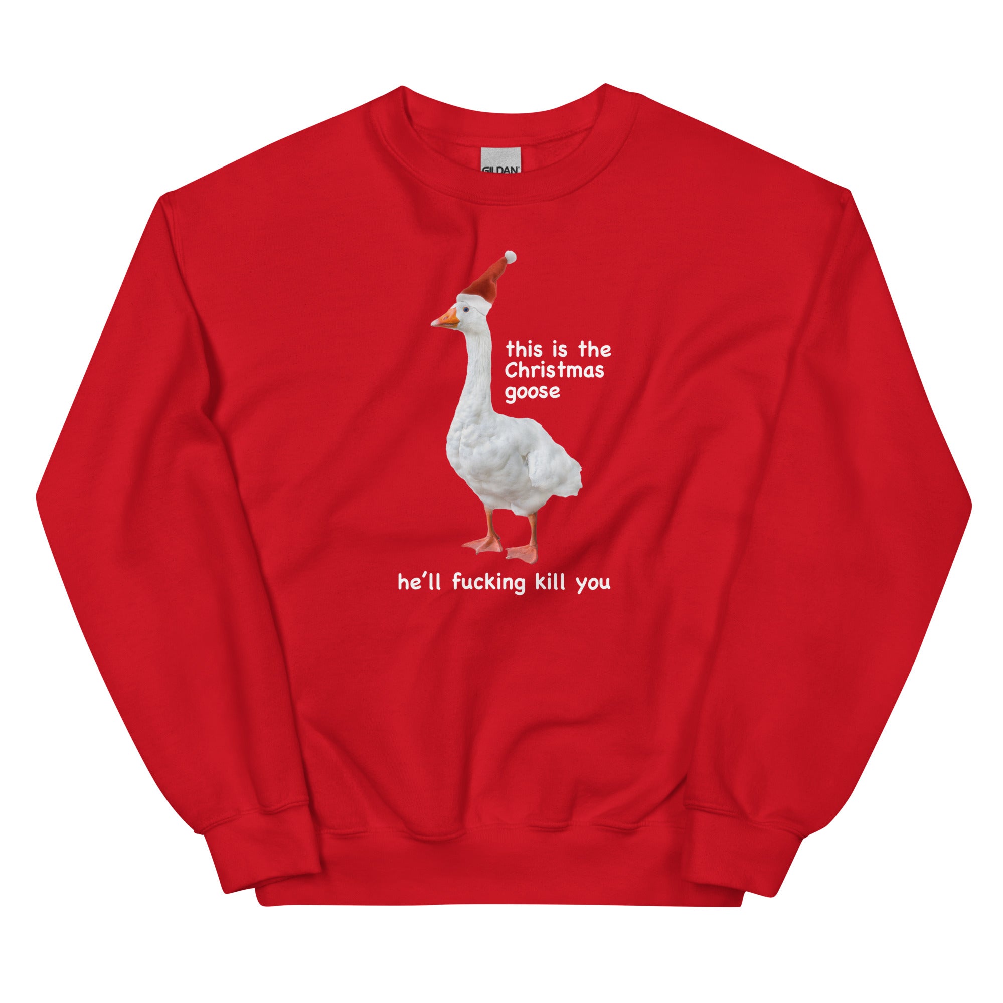 The Christmas Goose Unisex Sweatshirt