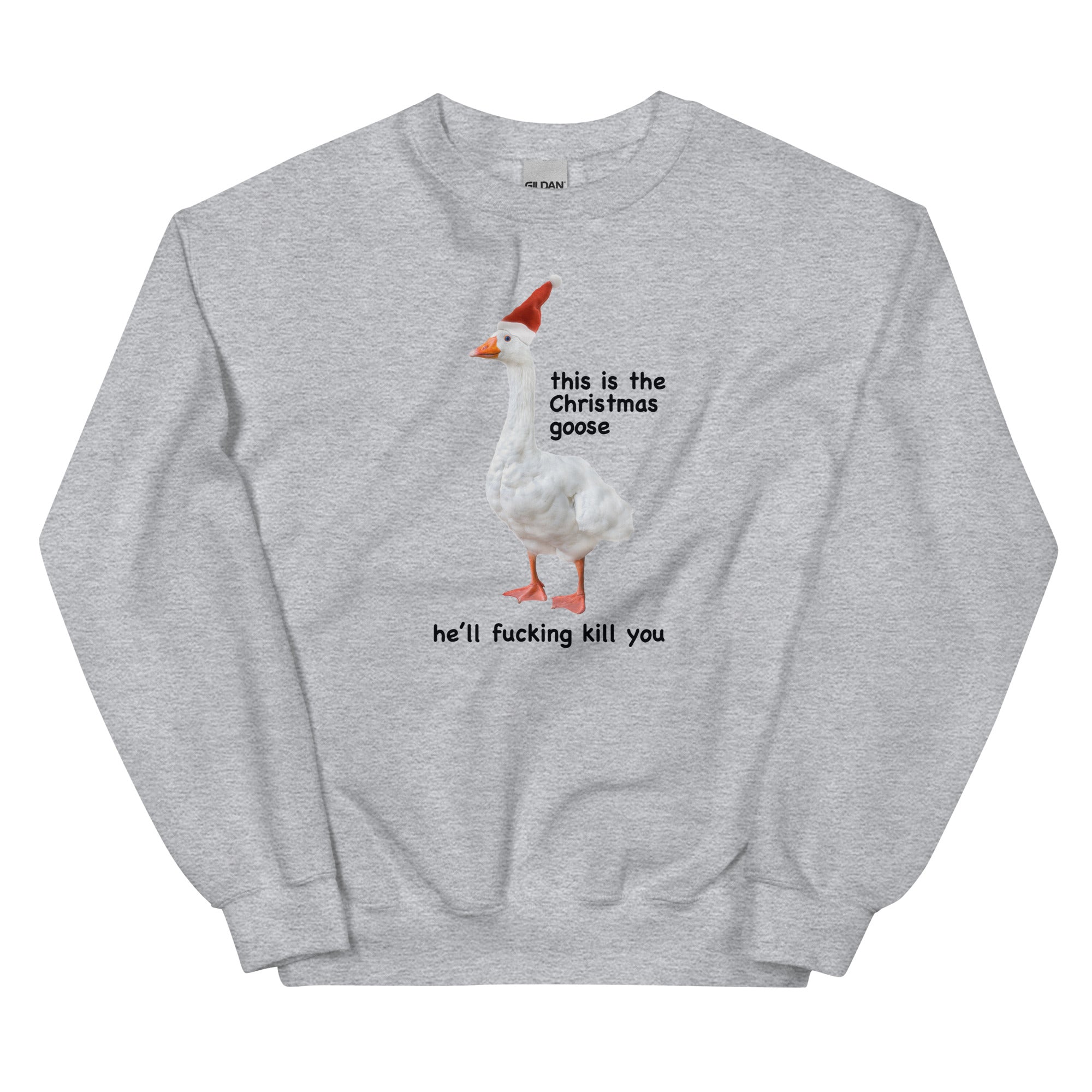 The Christmas Goose Unisex Sweatshirt