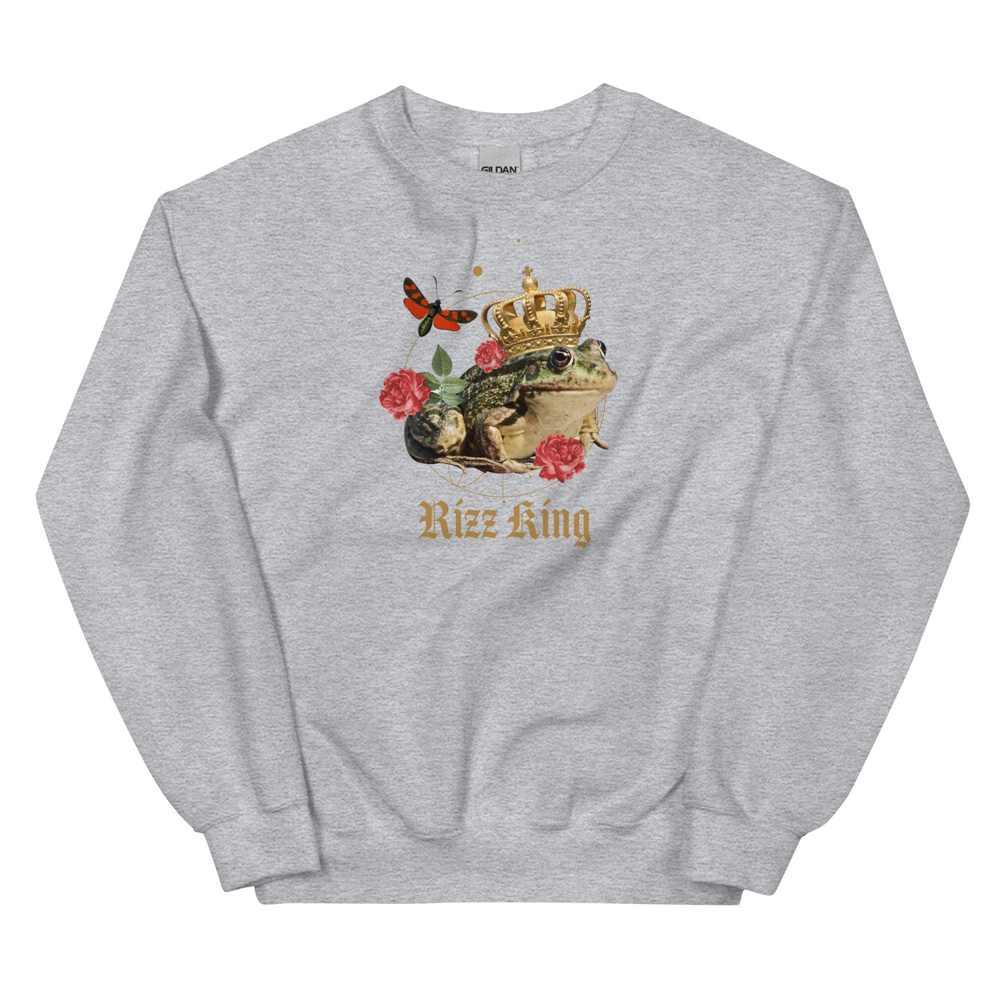 Rizz King (Frog) Unisex Sweatshirt