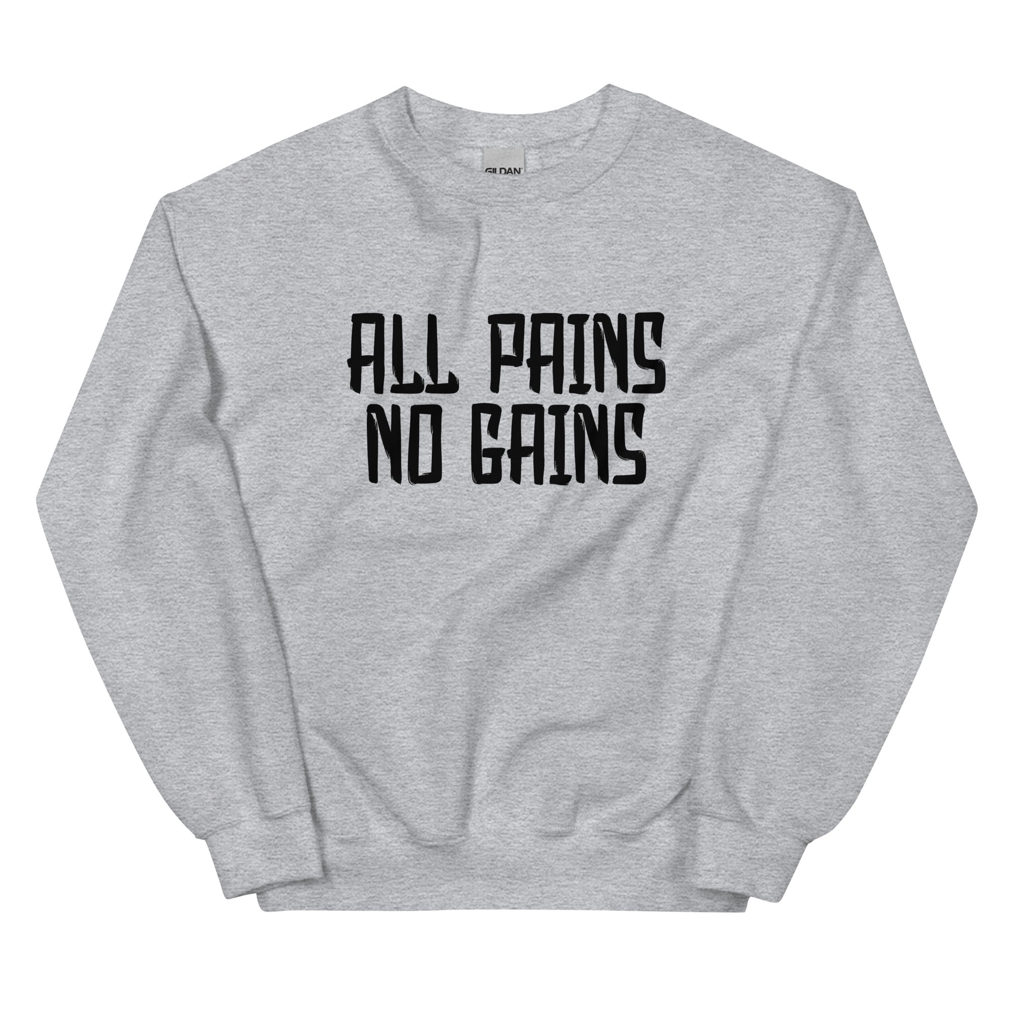 All Pains No Gains Unisex Sweatshirt