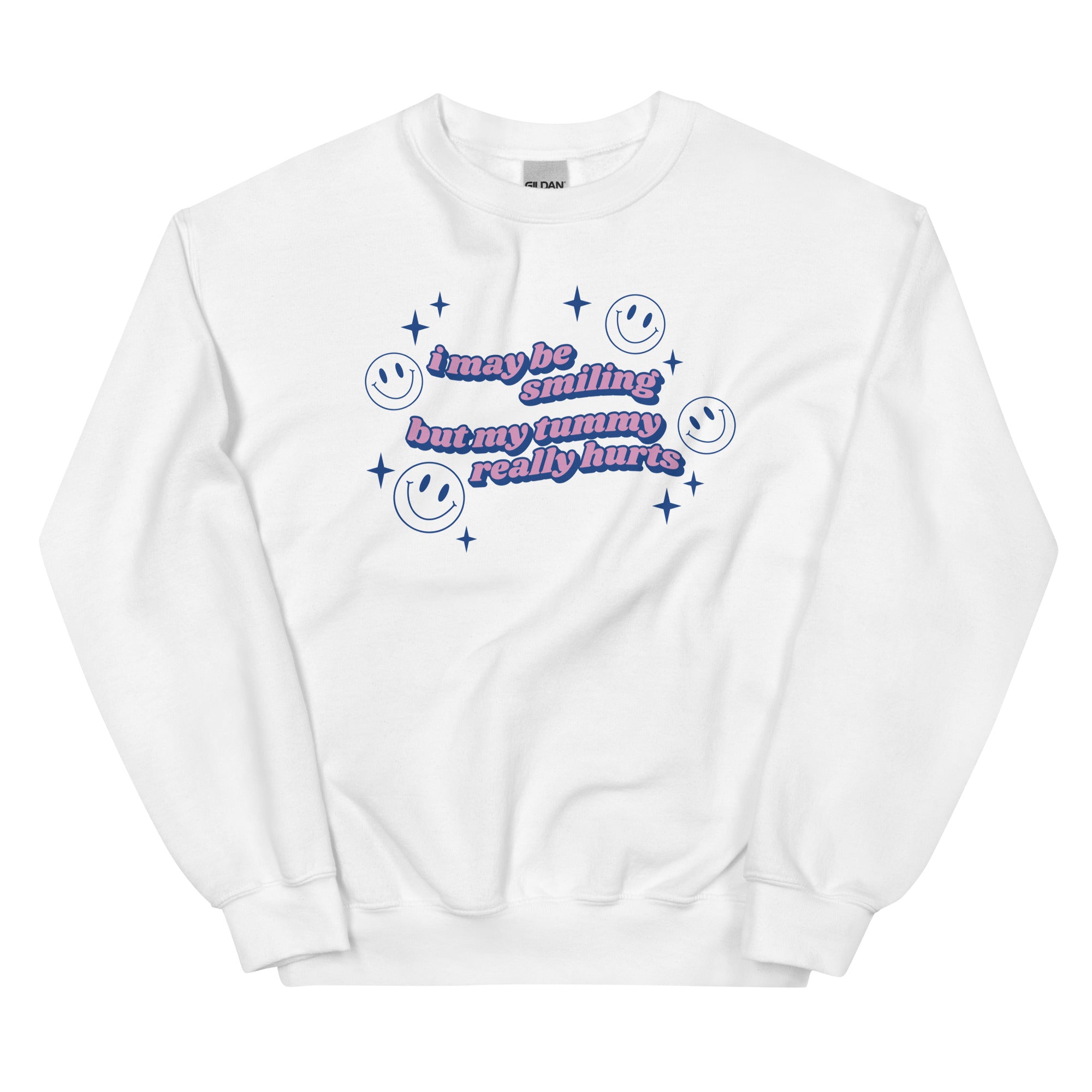 I May Be Smiling Unisex Sweatshirt