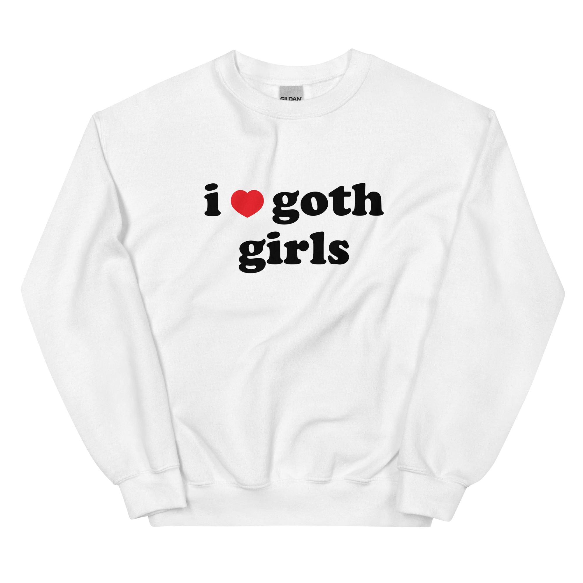 I Heart Goth Girls Unisex Sweatshirt