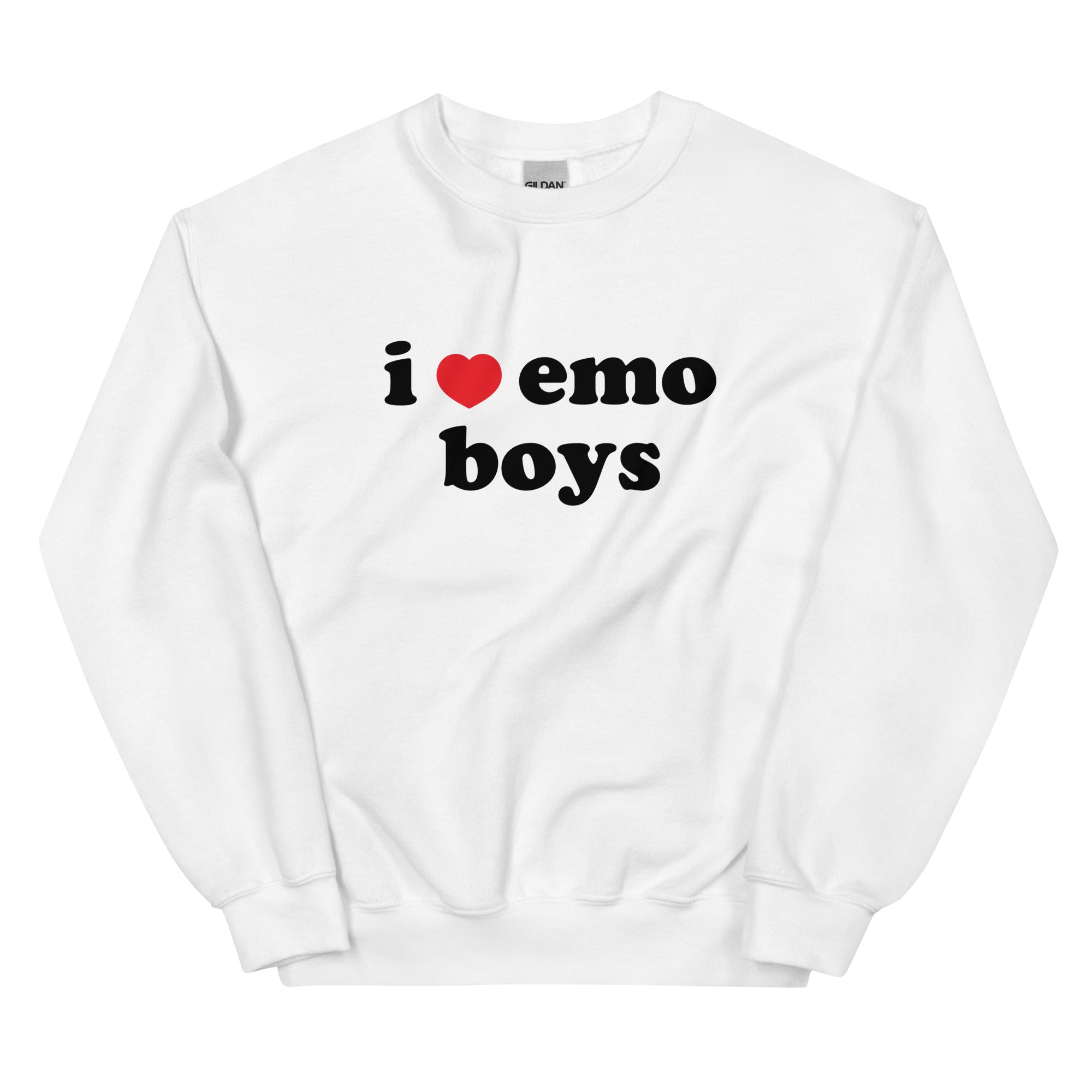 I Heart Emo Boys Unisex Sweatshirt