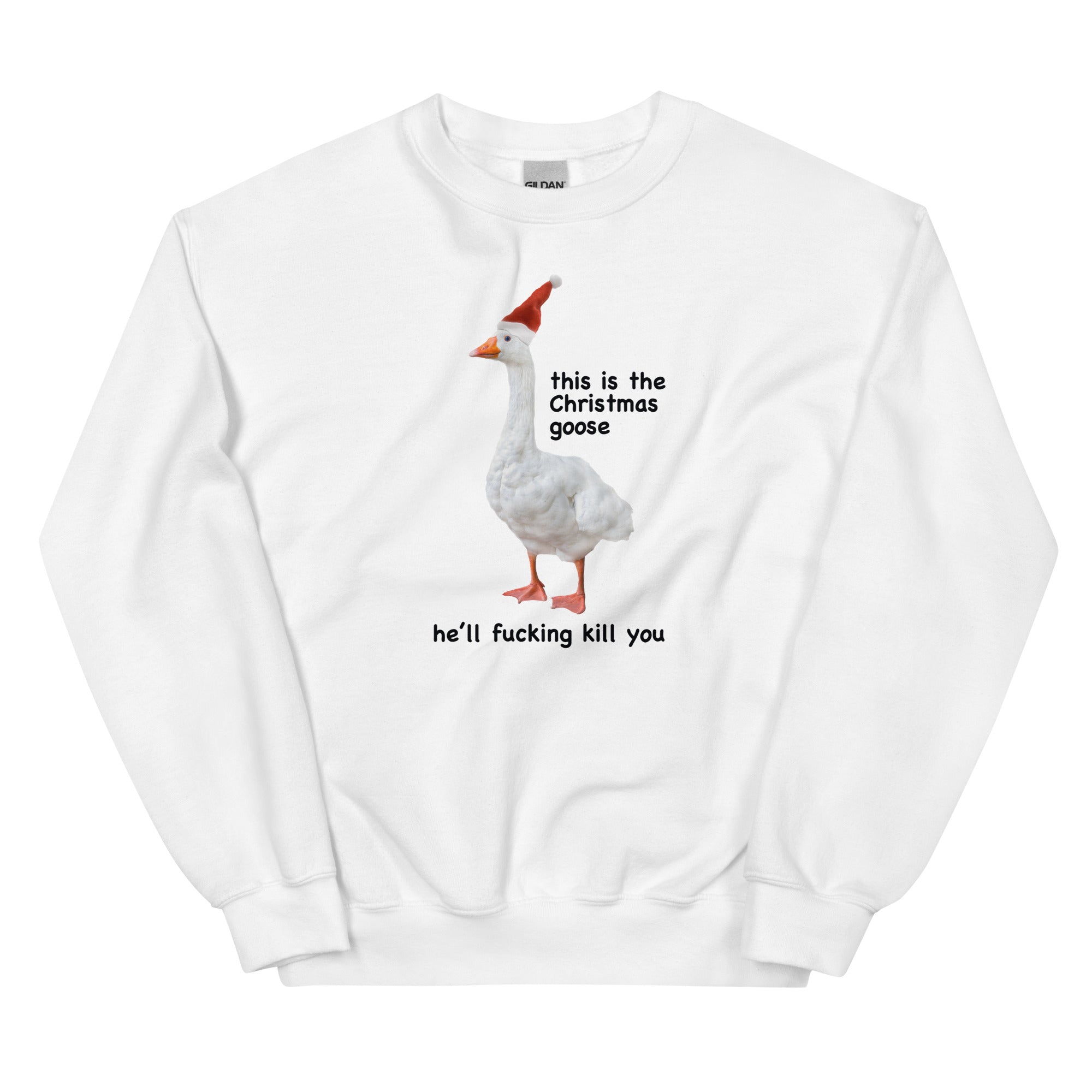 The Christmas Goose Unisex Sweatshirt