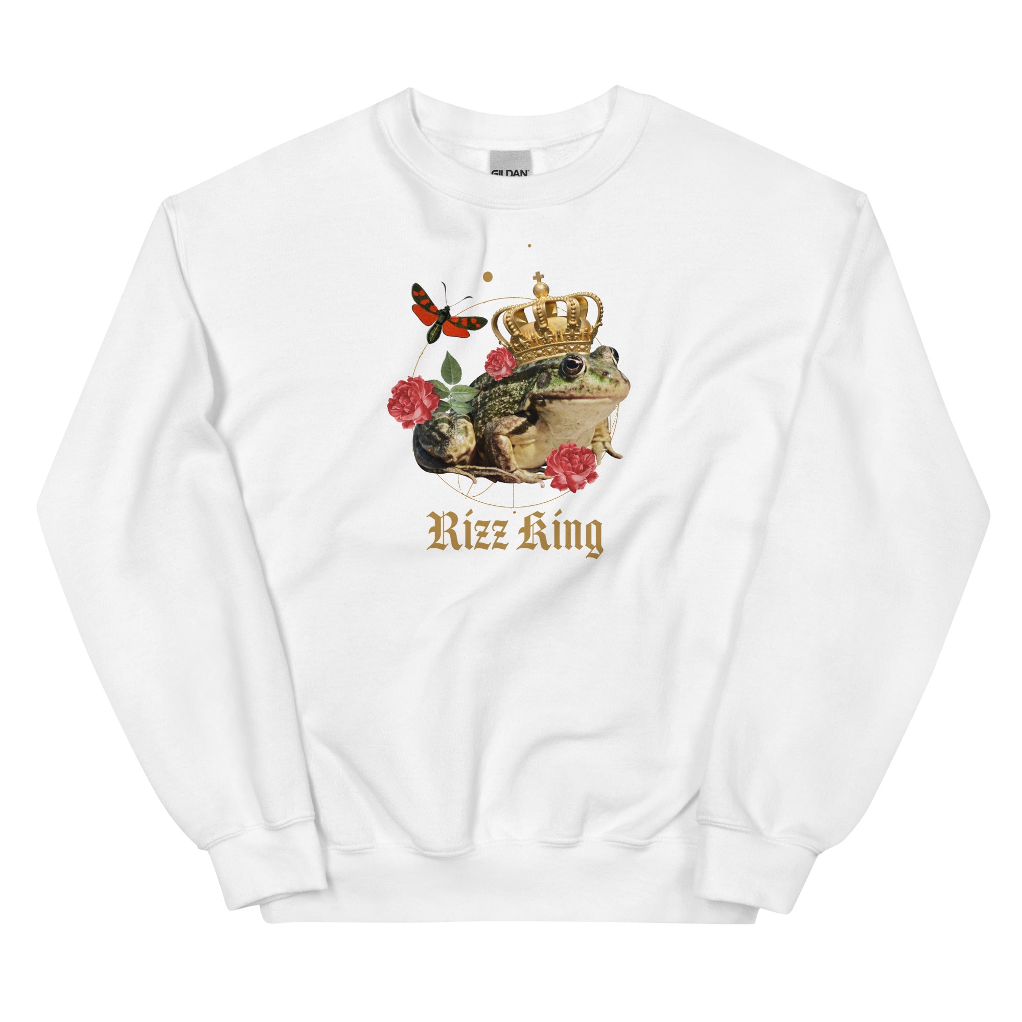 Rizz King (Frog) Unisex Sweatshirt