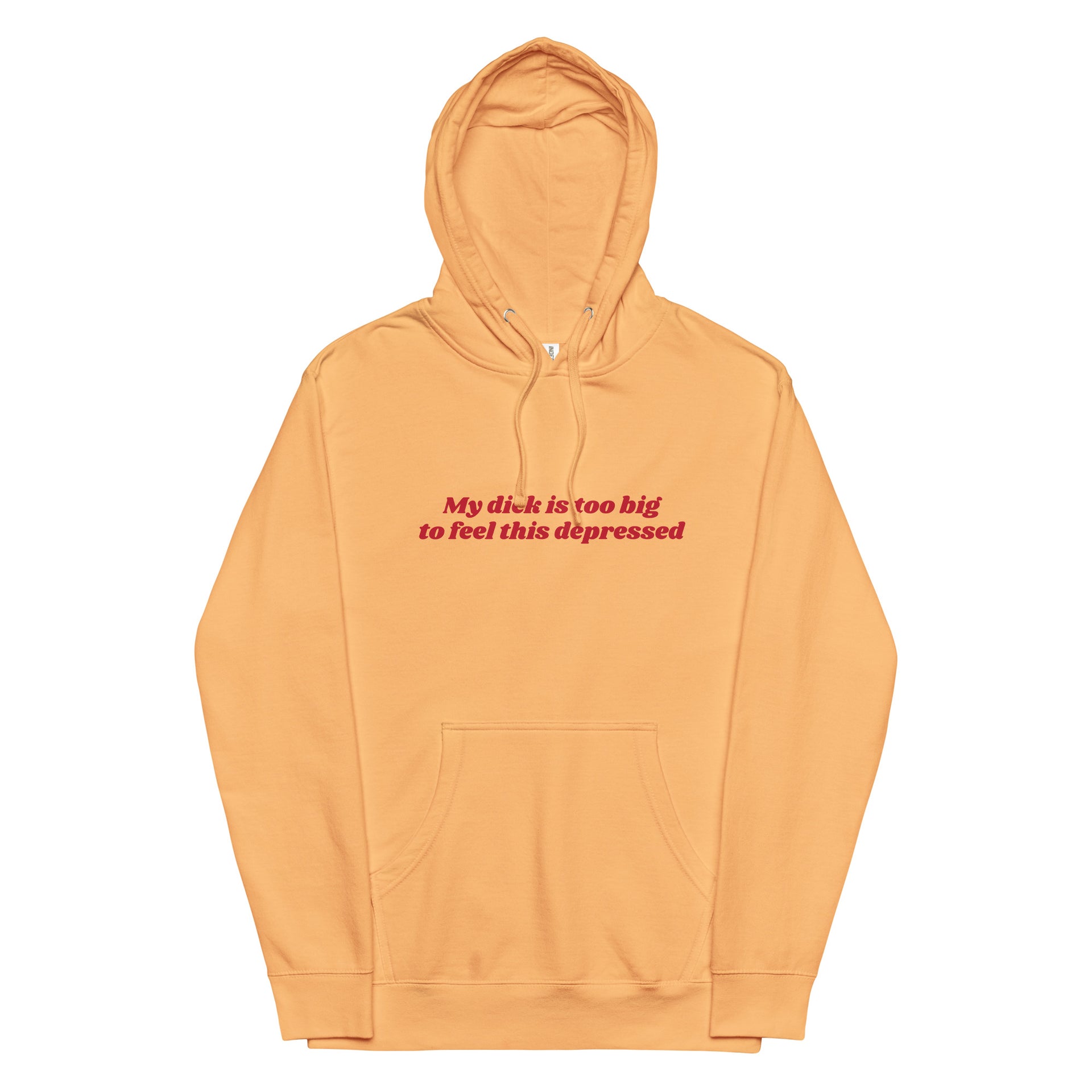 My Dick is Too Big to Feel This Depressed Unisex hoodie