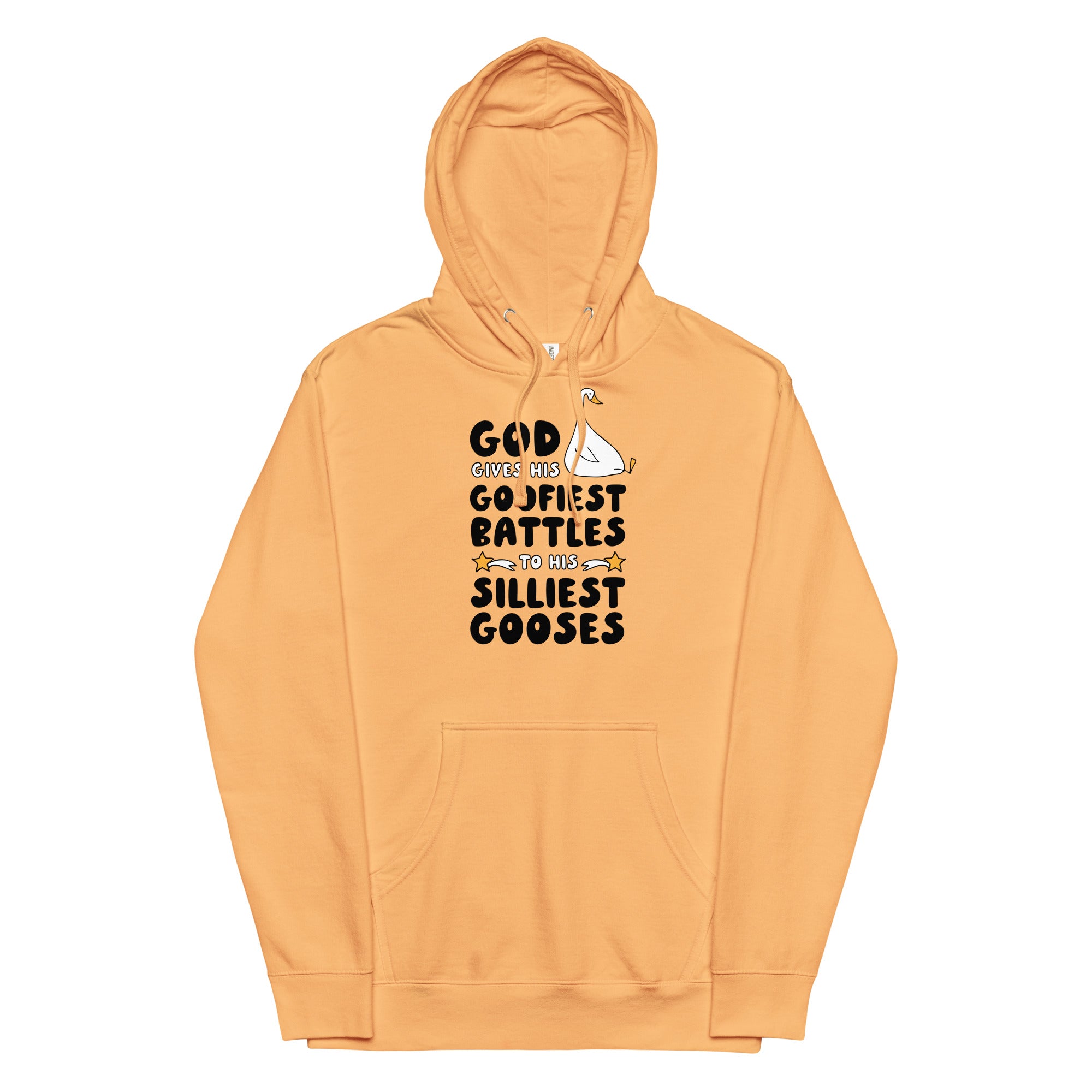 God Gives His Goofiest Battles to His Silliest Gooses Unisex hoodie