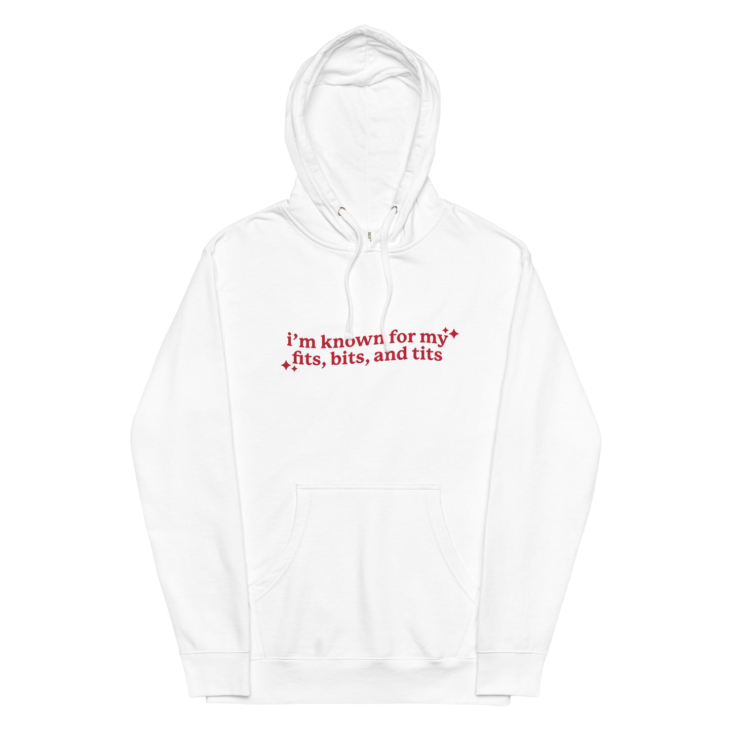 I'm Known For My Fits, Bits, and Tits Unisex hoodie