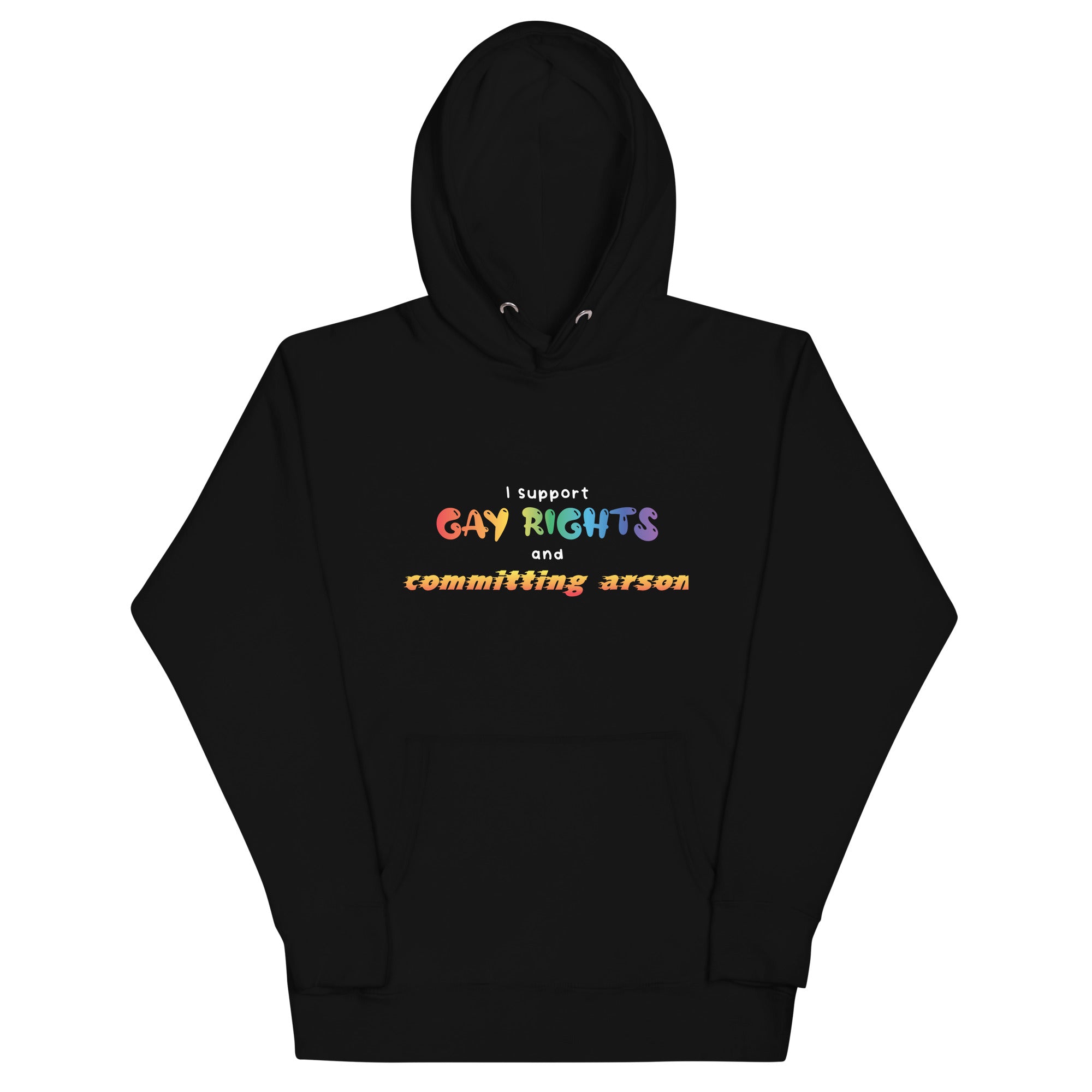 Gay Rights and Committing Arson Unisex Hoodie