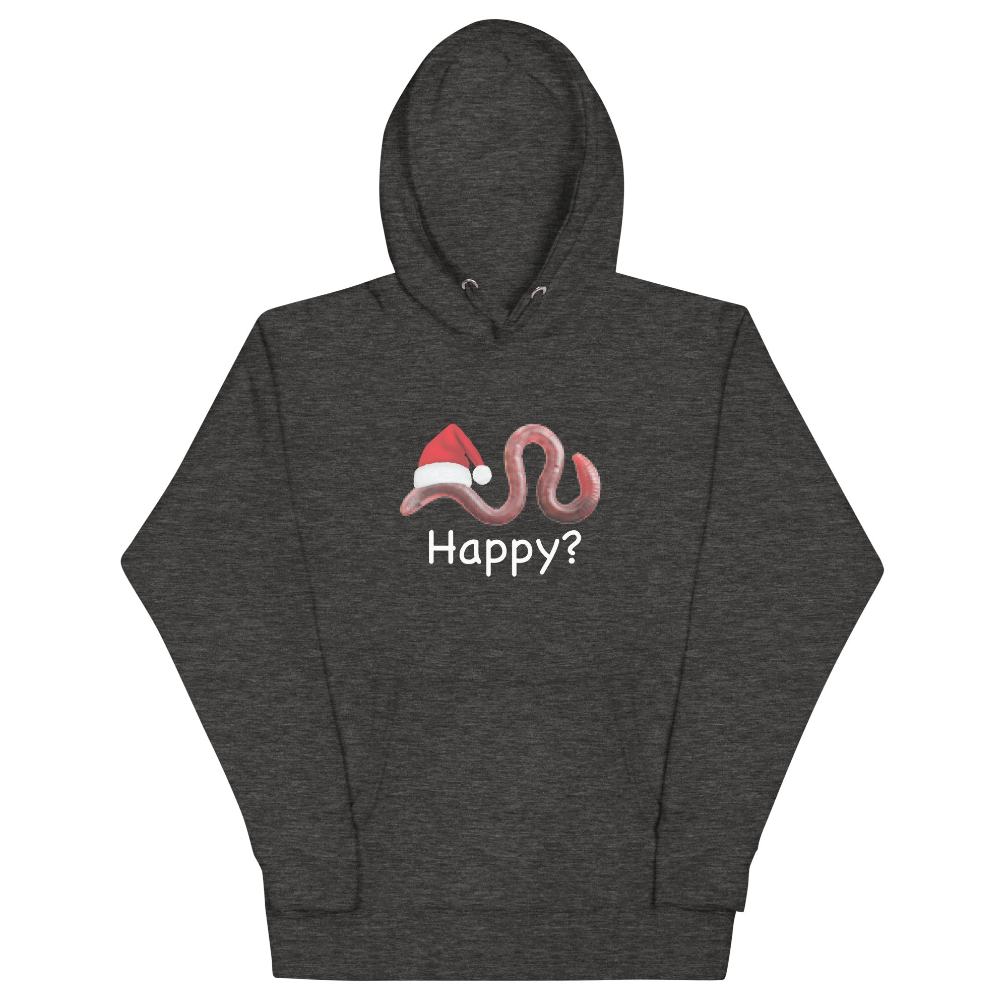 Happy? (Low Res Worm) Unisex Hoodie