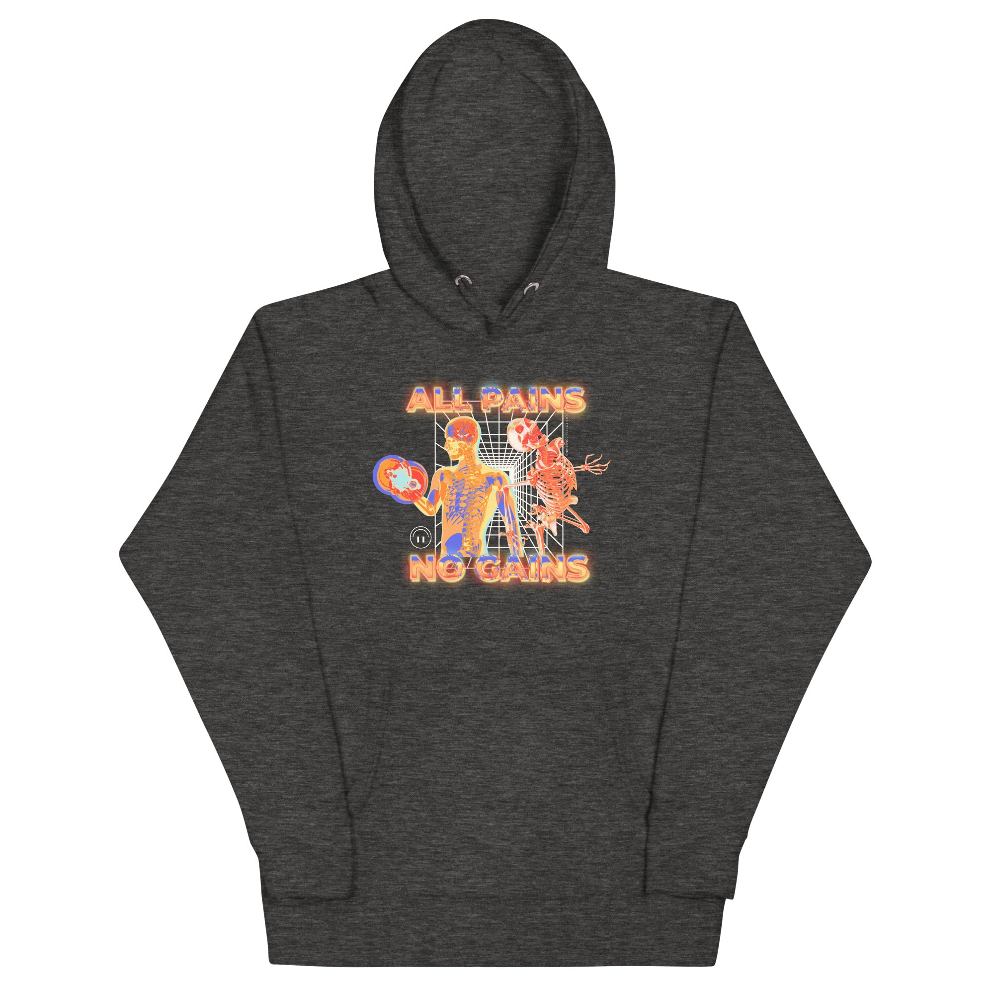 All Pains No Gains (Skeleton) Unisex Hoodie