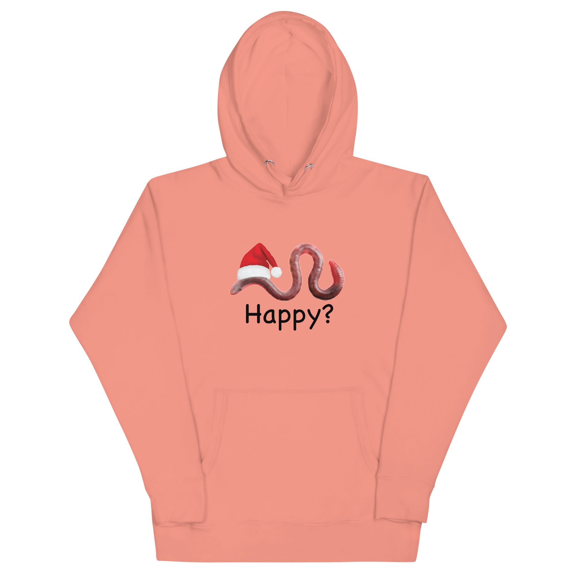 Happy? (Low Res Worm) Unisex Hoodie