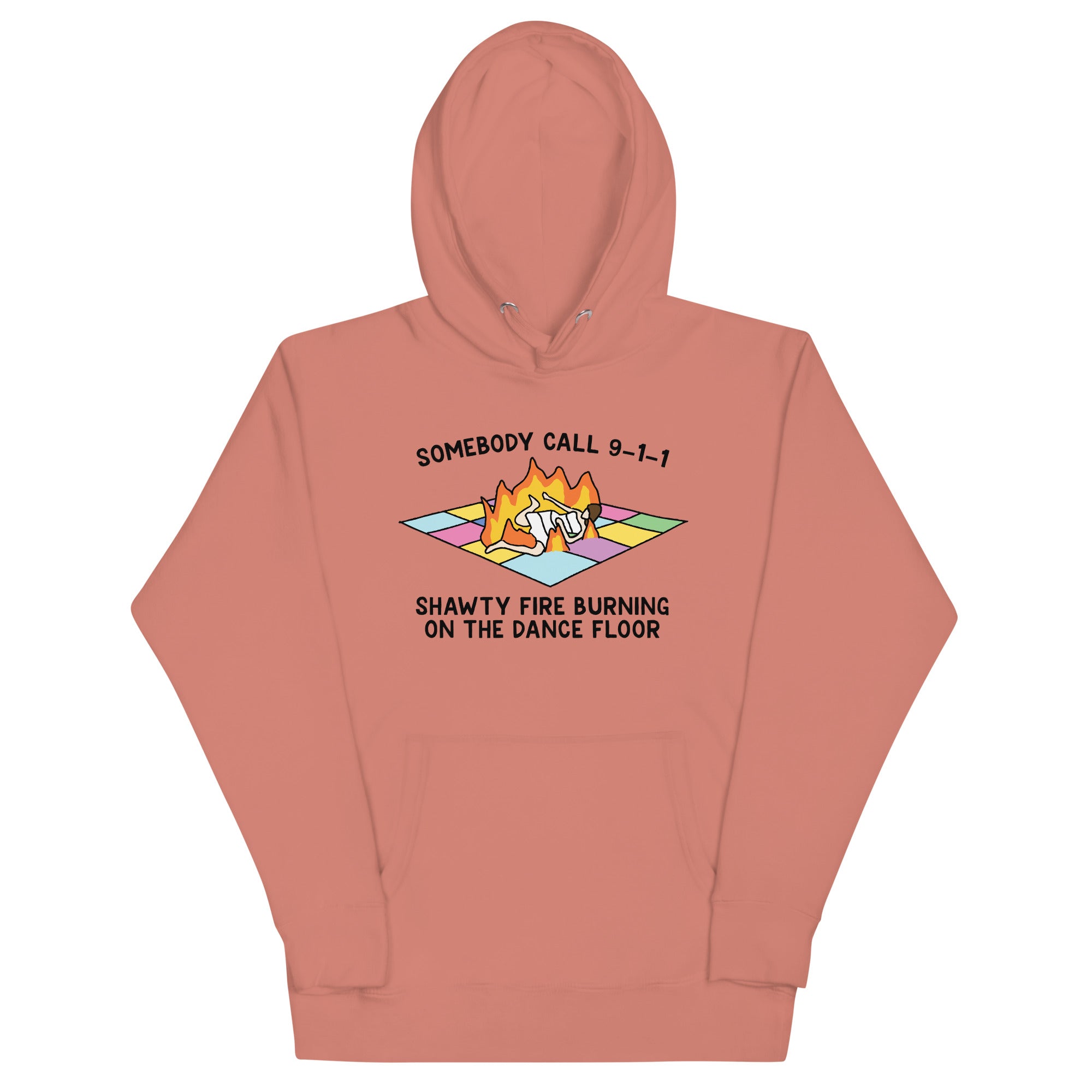 Shawty Fire Burning on the Dance Floor Unisex Hoodie