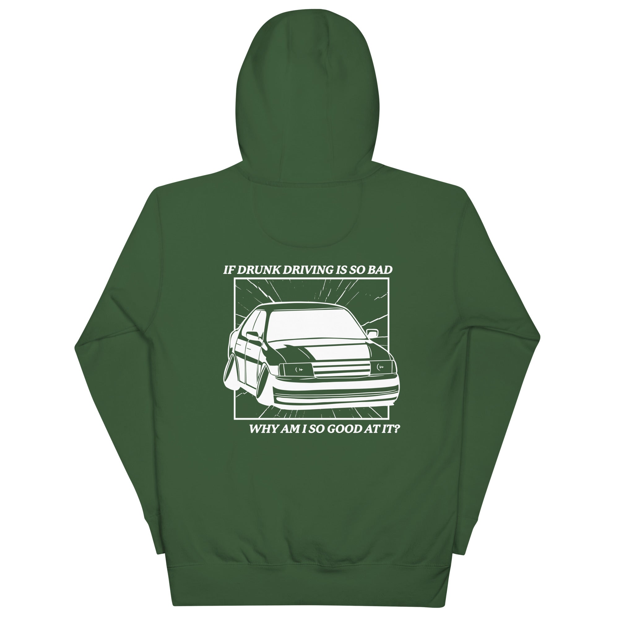 Drunk Driving (Back) Unisex Hoodie