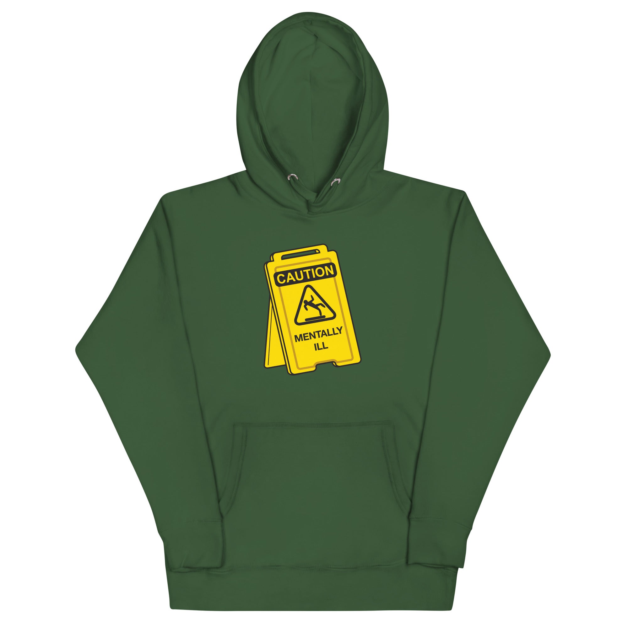 Caution Mentally Ill Unisex Hoodie – Got Funny?