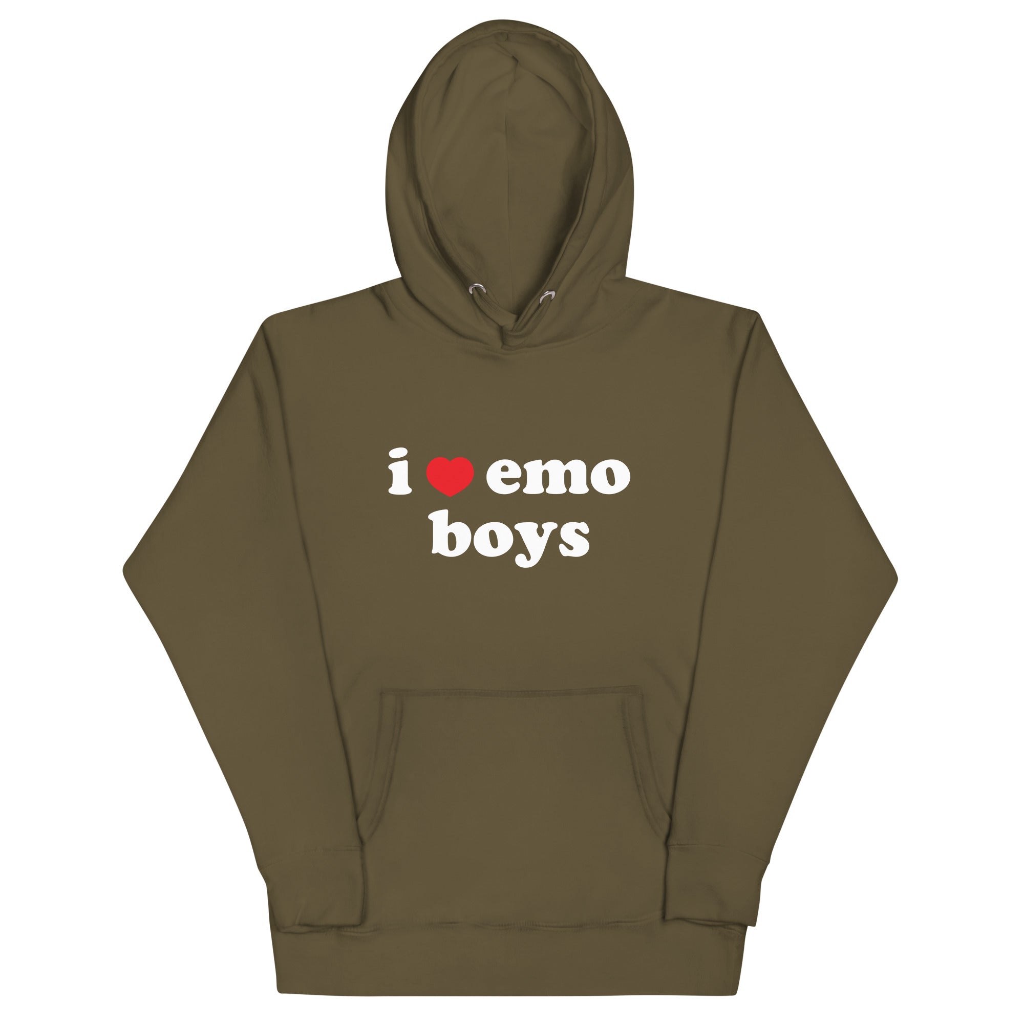 I Heart Emo Boys Unisex Hoodie