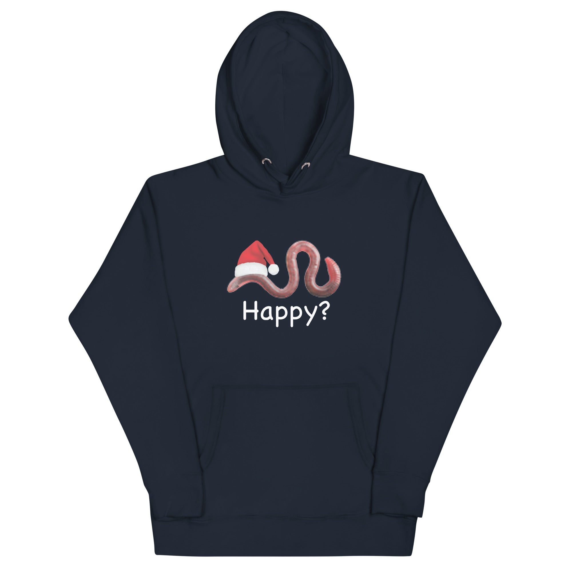 Happy? (Low Res Worm) Unisex Hoodie