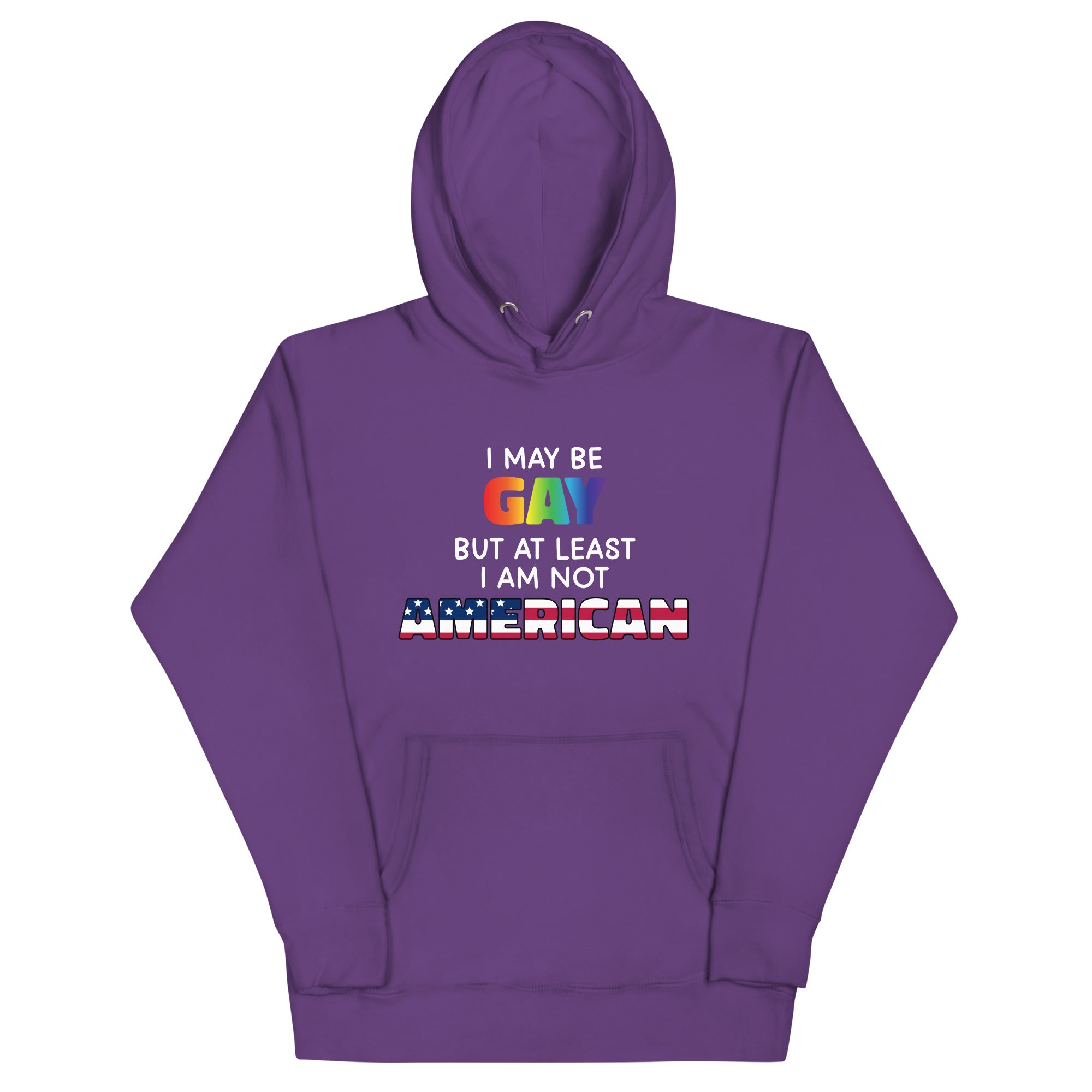 I May Be Gay (American) Unisex Hoodie