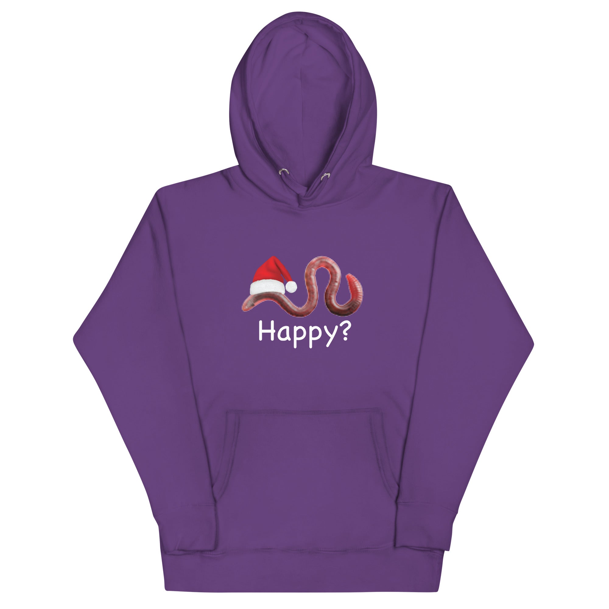 Happy? (Low Res Worm) Unisex Hoodie