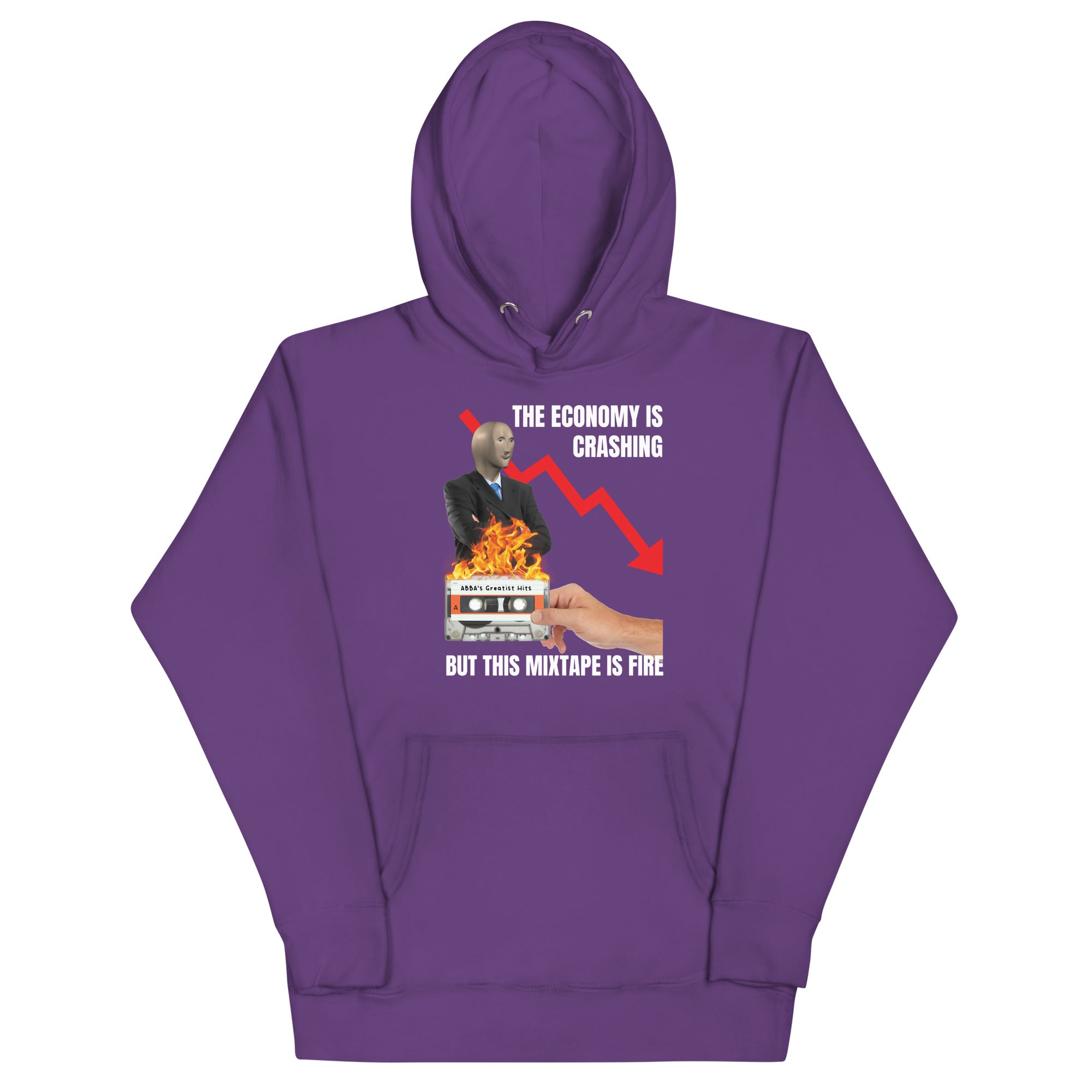 The Economy is Crashing But This Mixtape is Fire Unisex Hoodie