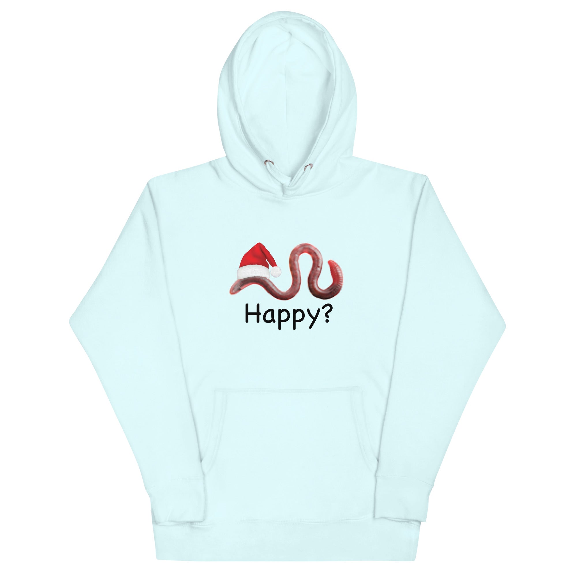 Happy? (Low Res Worm) Unisex Hoodie