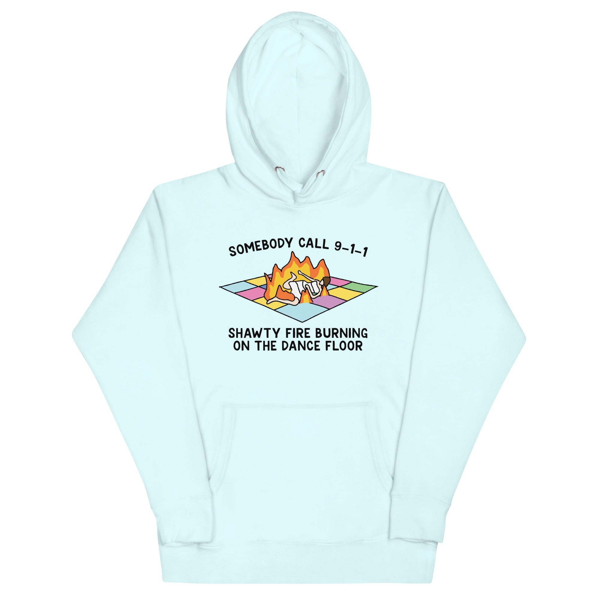 Shawty Fire Burning on the Dance Floor Unisex Hoodie