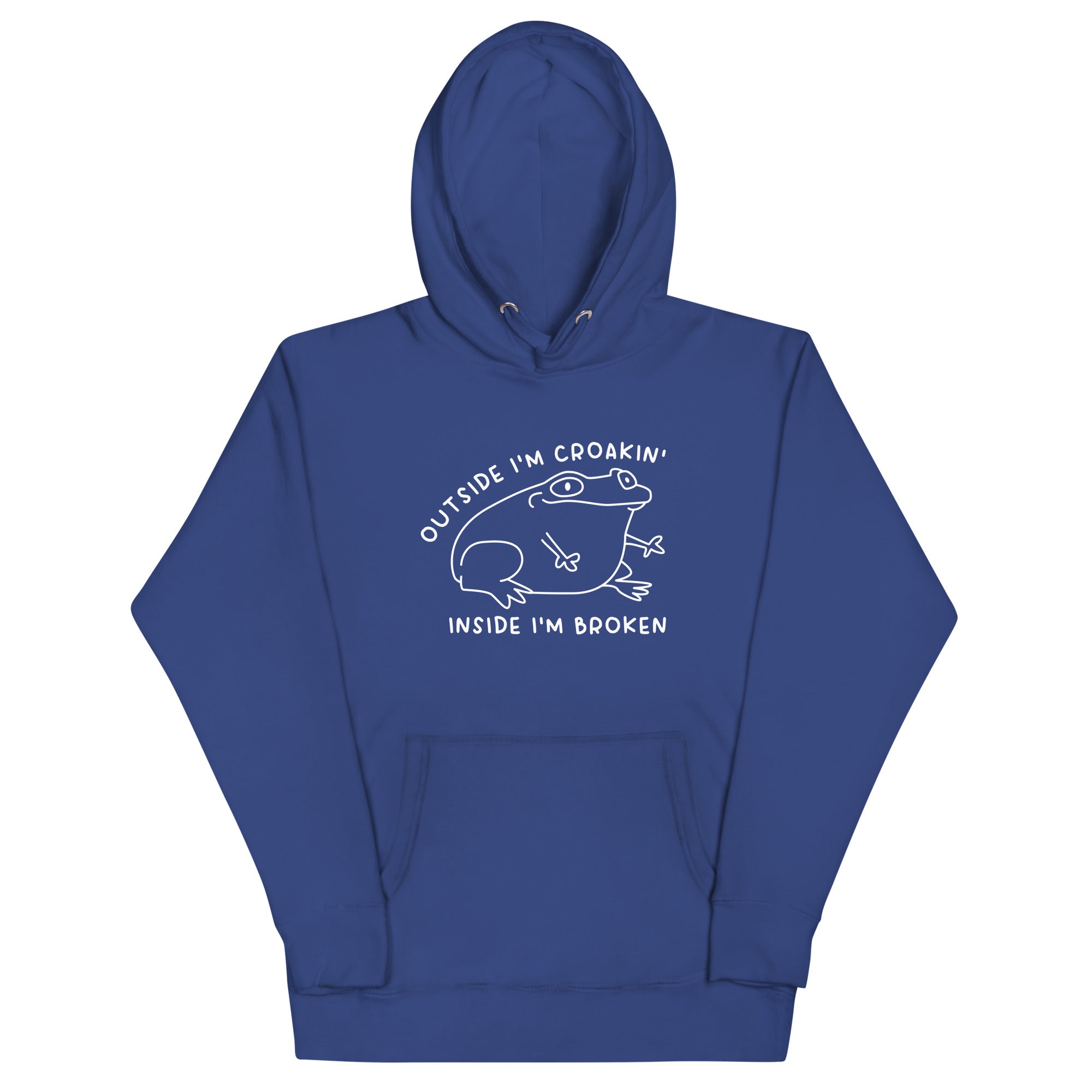 Outside I'm Croakin' Unisex Hoodie